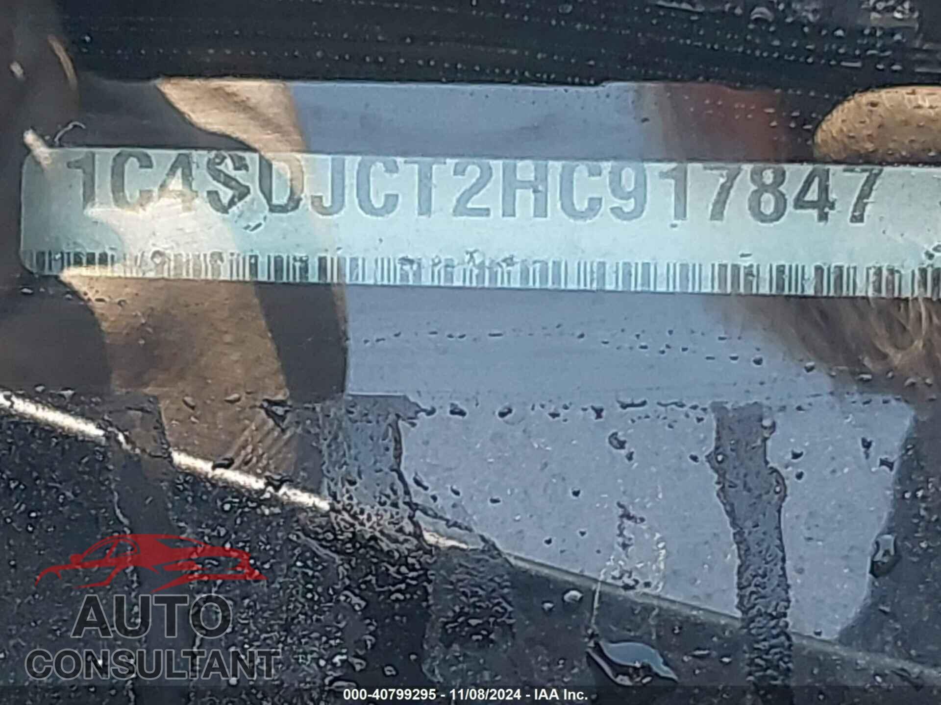 DODGE DURANGO 2017 - 1C4SDJCT2HC917847