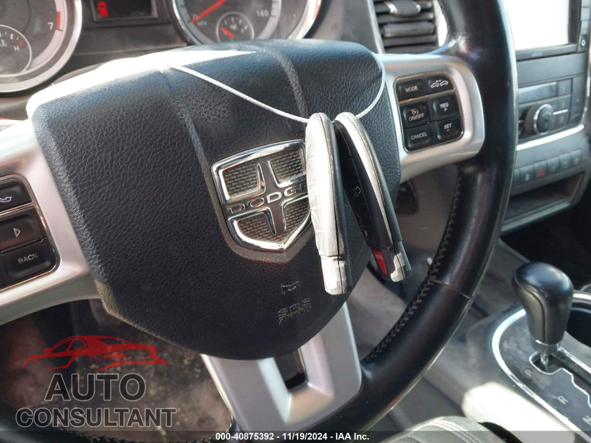 DODGE DURANGO 2012 - 1C4RDJEGXCC252641