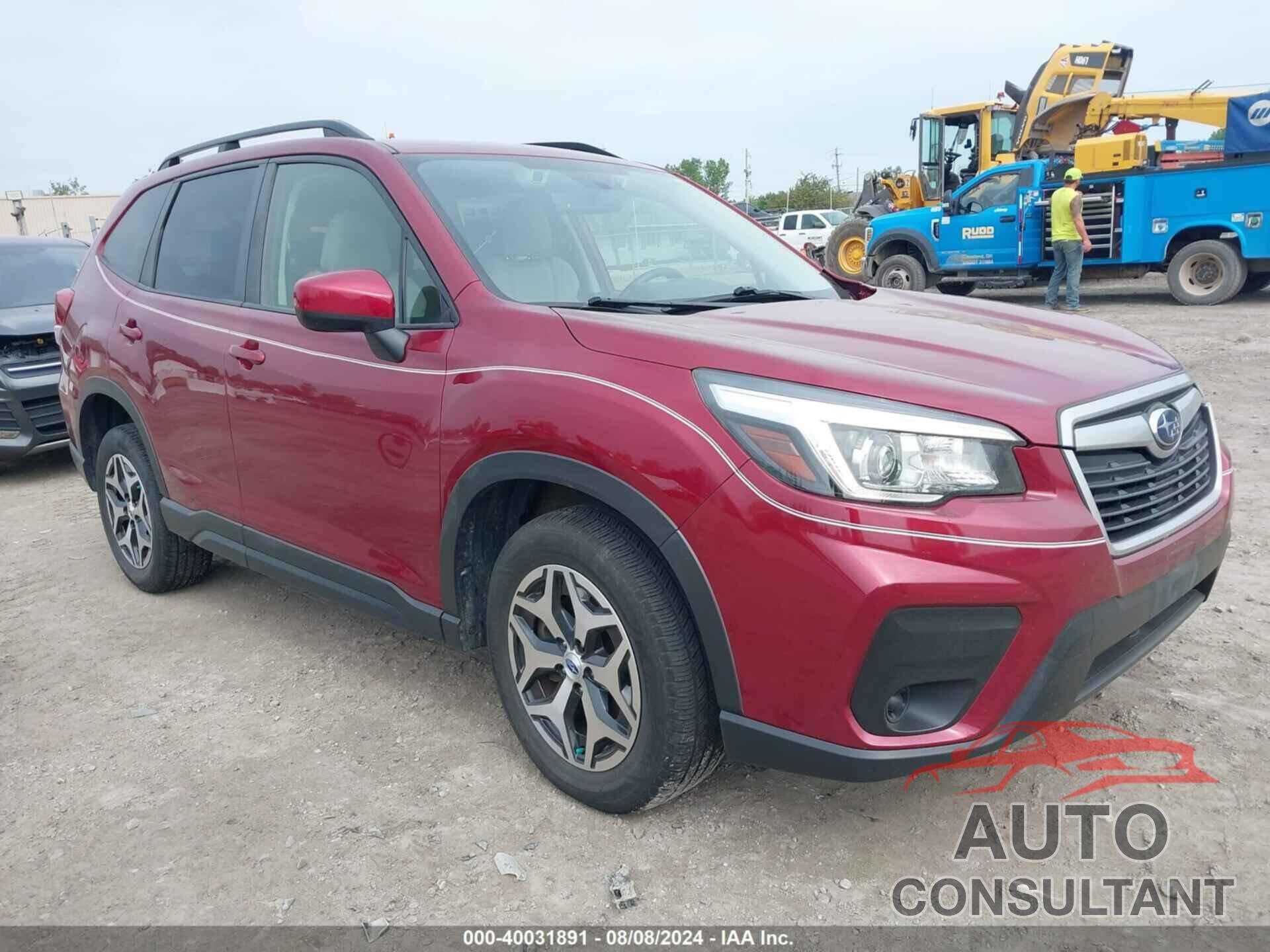 SUBARU FORESTER 2019 - JF2SKAEC0KH505439