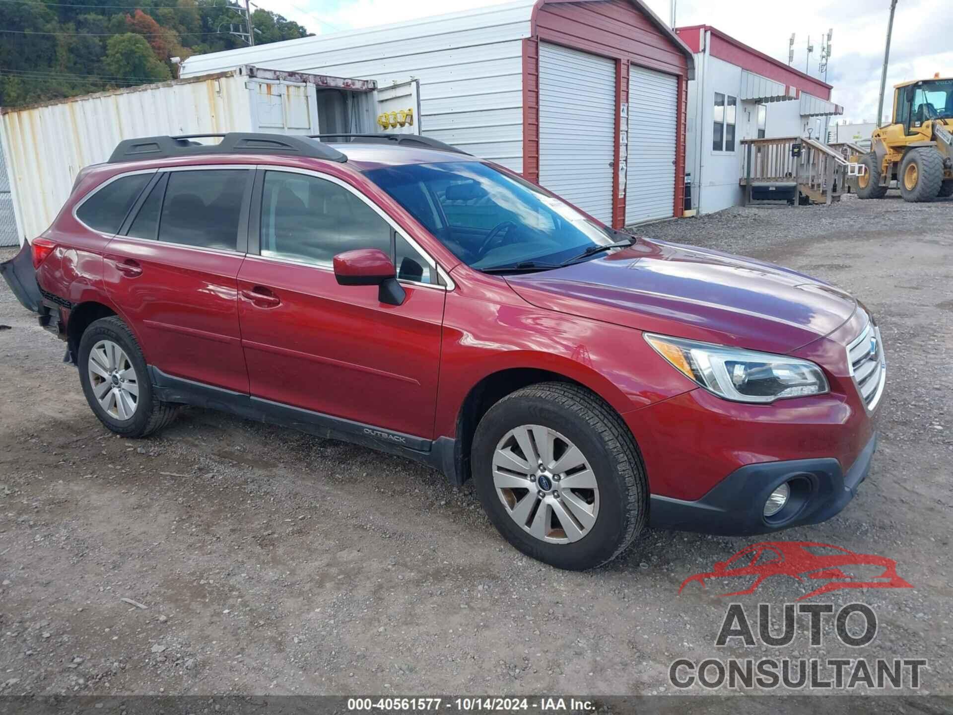 SUBARU OUTBACK 2016 - 4S4BSACC4G3266723