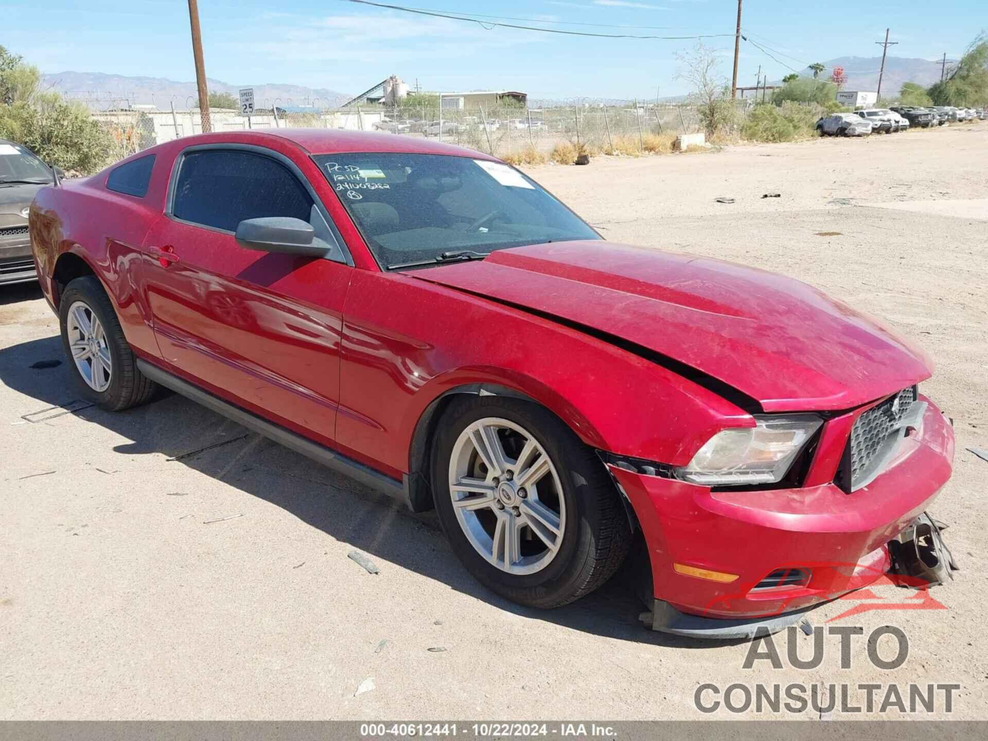 FORD MUSTANG 2011 - 1ZVBP8AM5B5153996