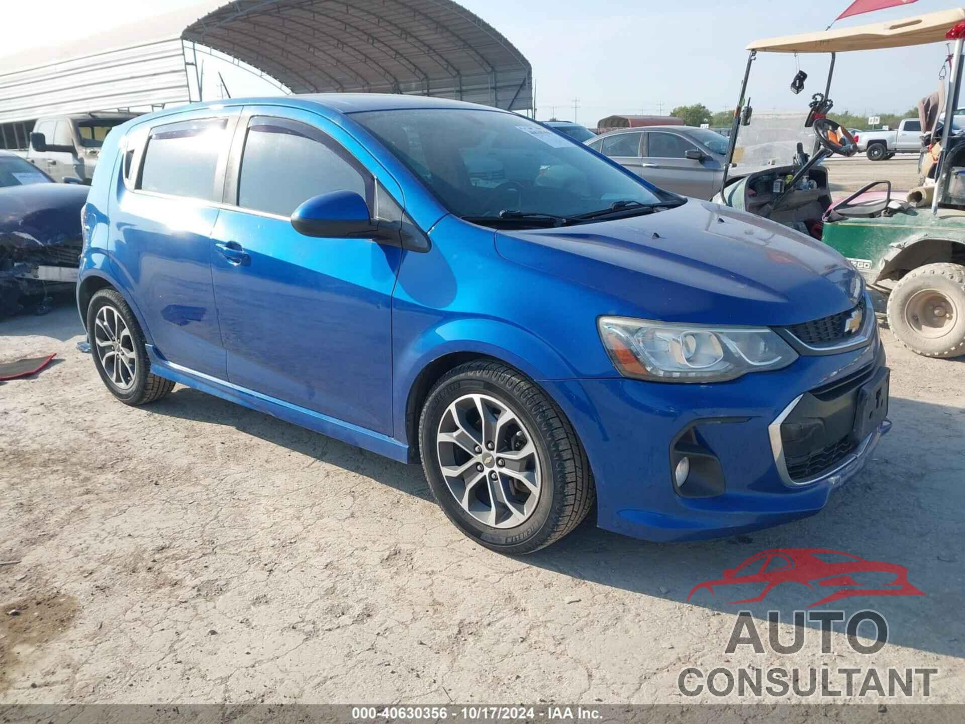 CHEVROLET SONIC 2017 - 1G1JD6SB3H4156055