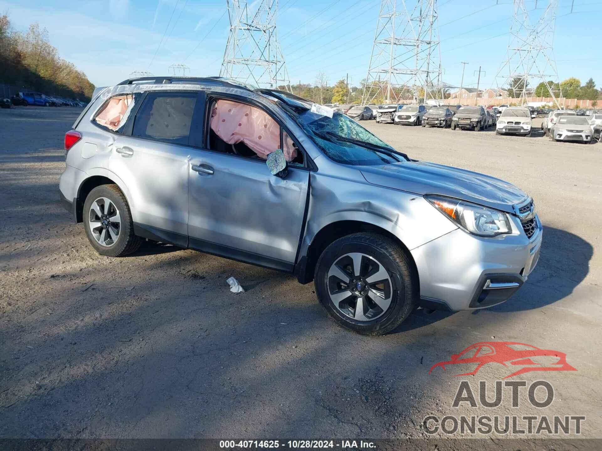 SUBARU FORESTER 2018 - JF2SJAGC8JH470423