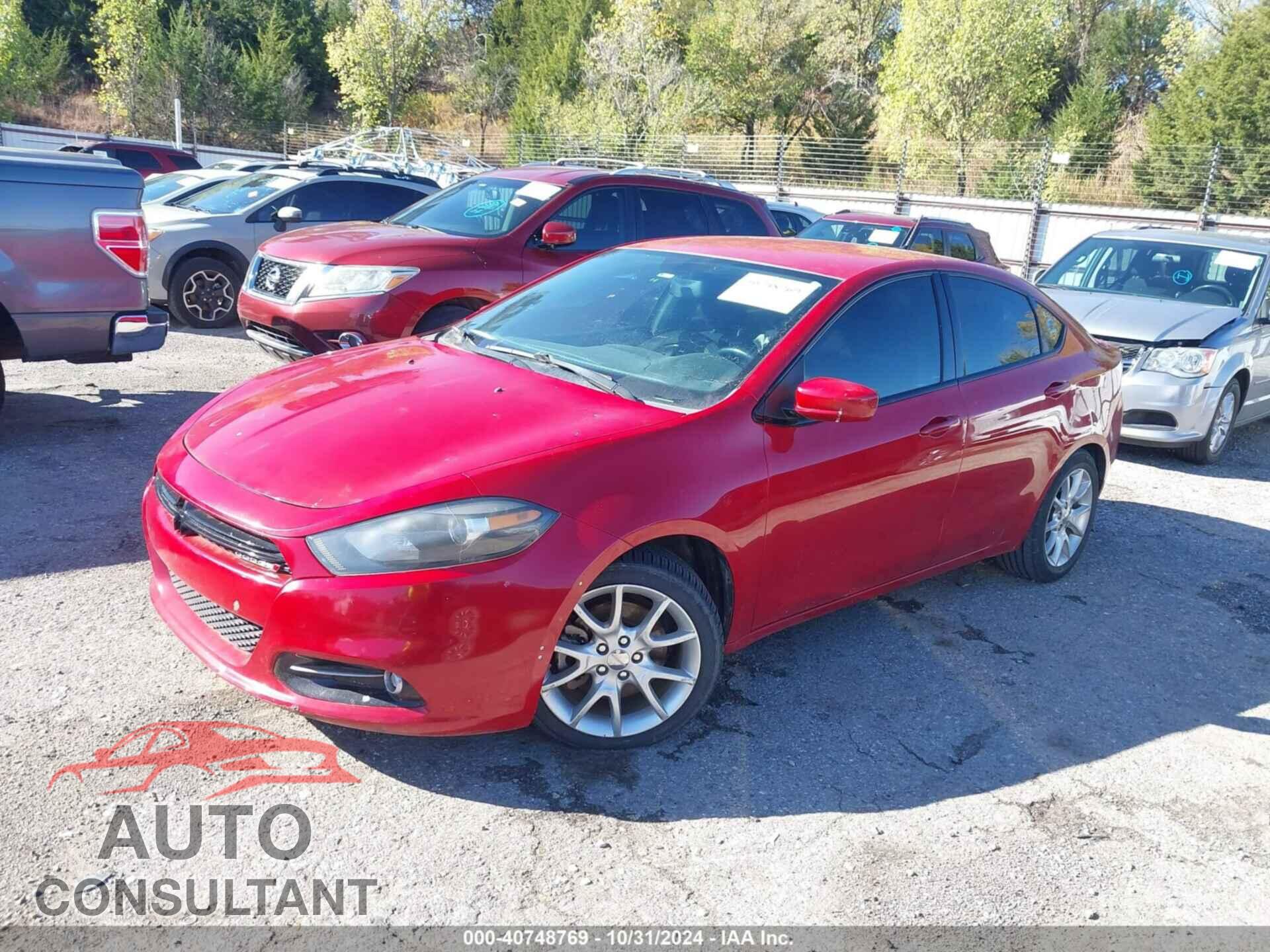 DODGE DART 2013 - 1C3CDFBA7DD296468