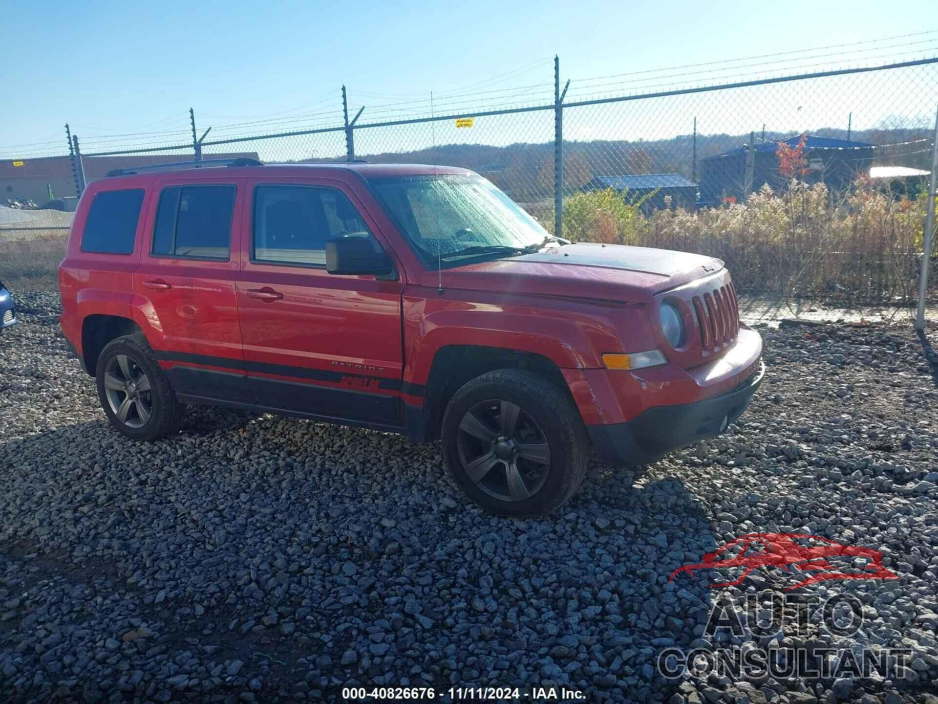JEEP PATRIOT 2017 - 1C4NJPBA9HD166569