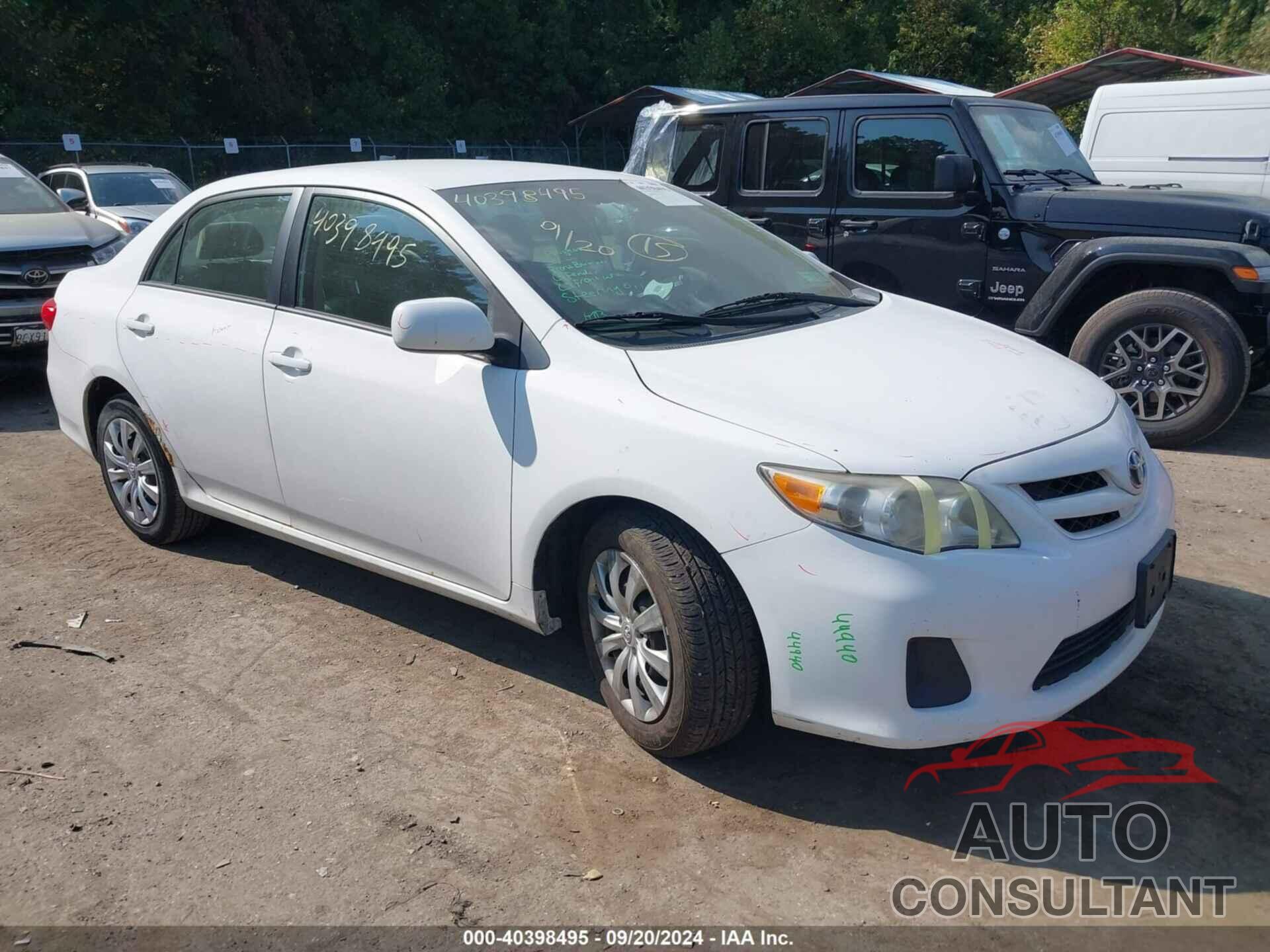 TOYOTA COROLLA 2012 - 2T1BU4EE1CC912090
