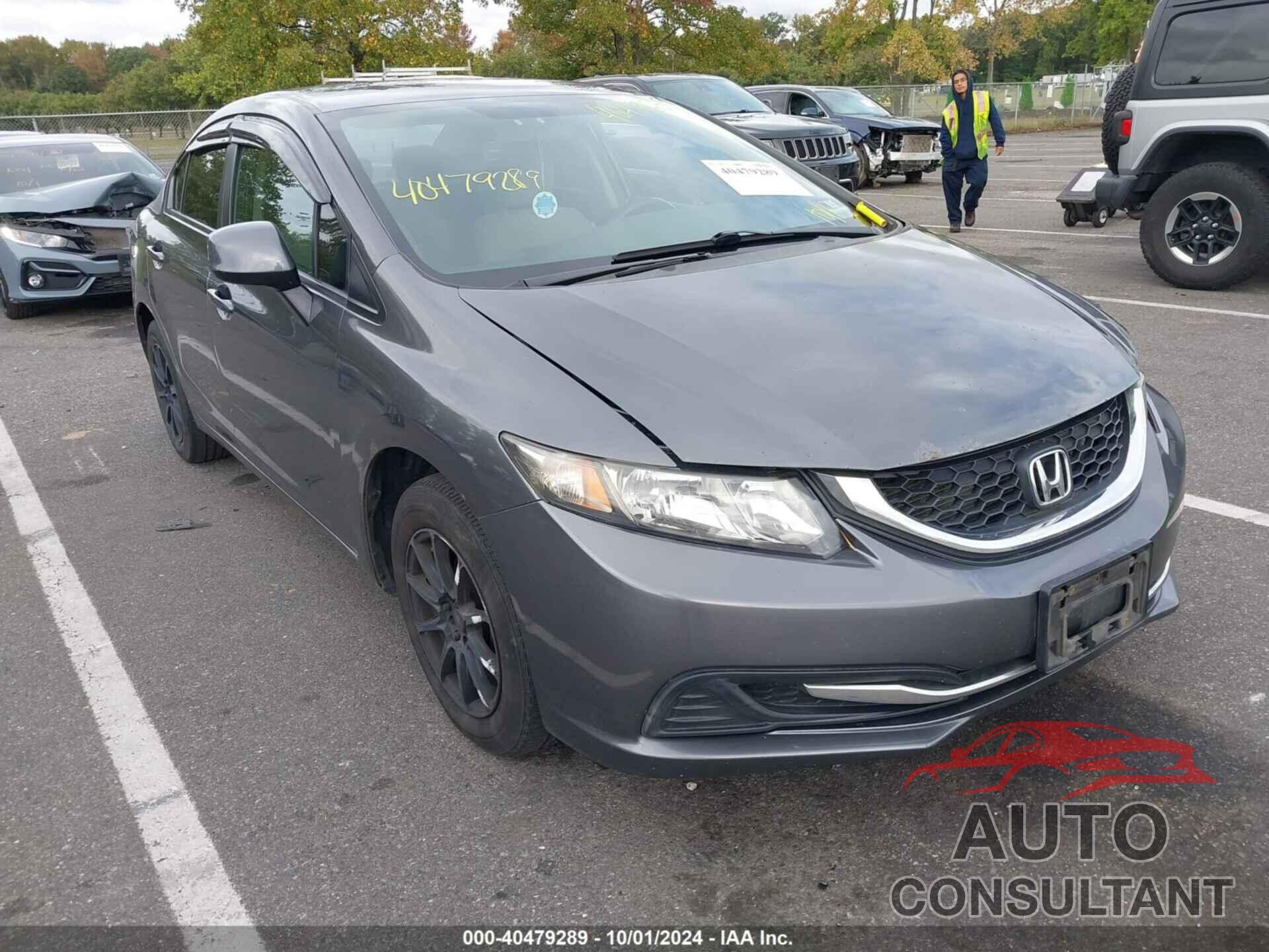 HONDA CIVIC 2013 - 2HGFB2F5XDH571629