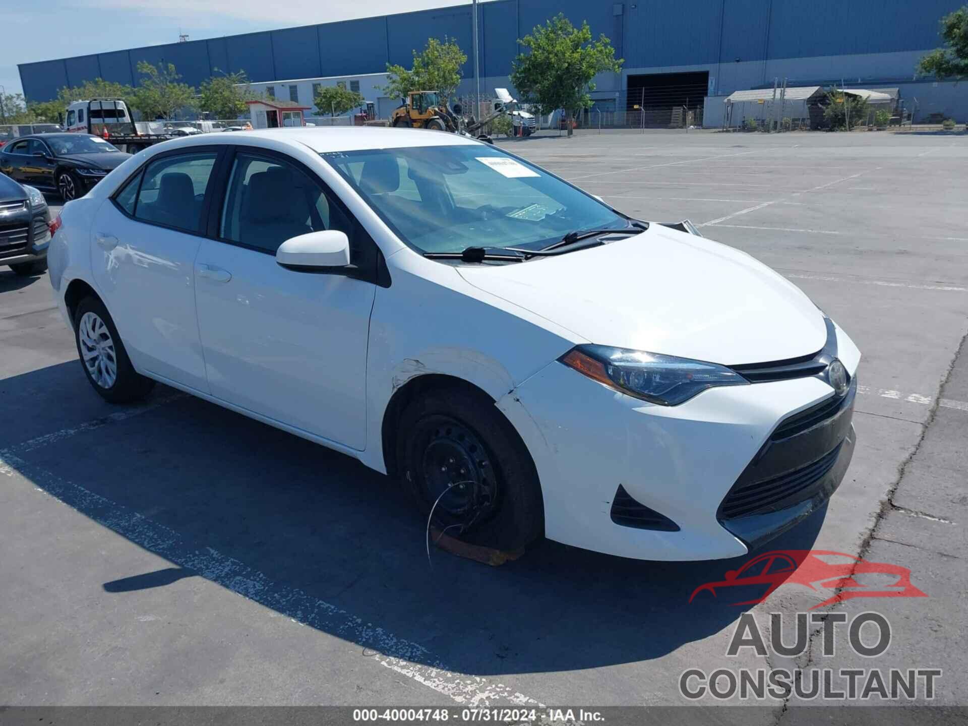 TOYOTA COROLLA 2019 - 5YFBURHE1KP900187