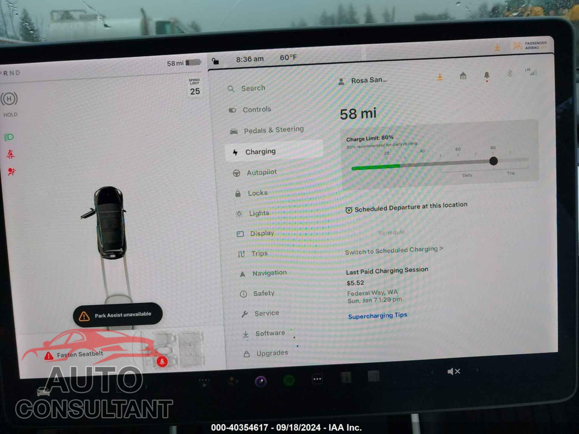 TESLA MODEL 3 2019 - 5YJ3E1EA2KF311925