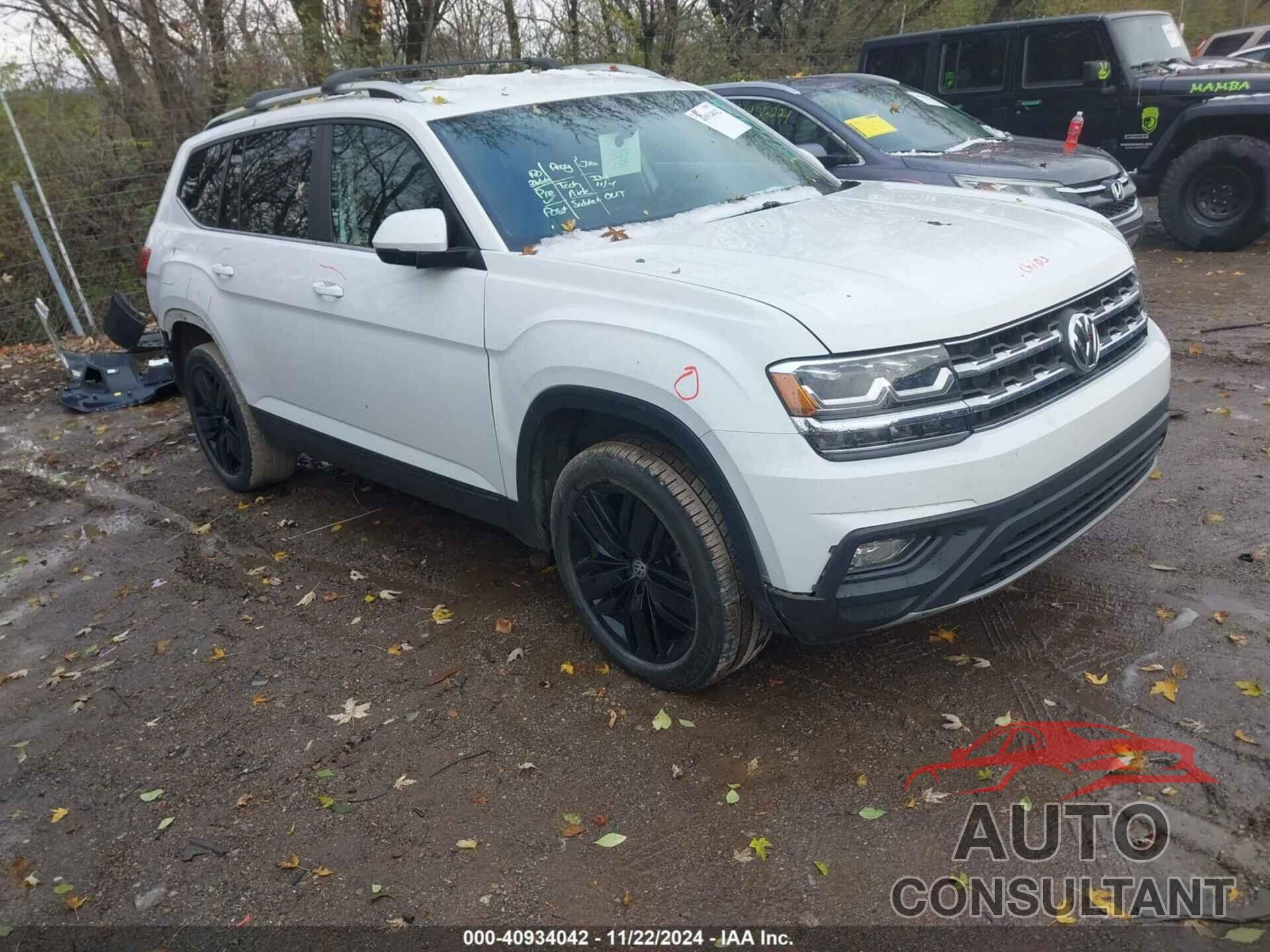 VOLKSWAGEN ATLAS 2018 - 1V2KR2CA8JC569966