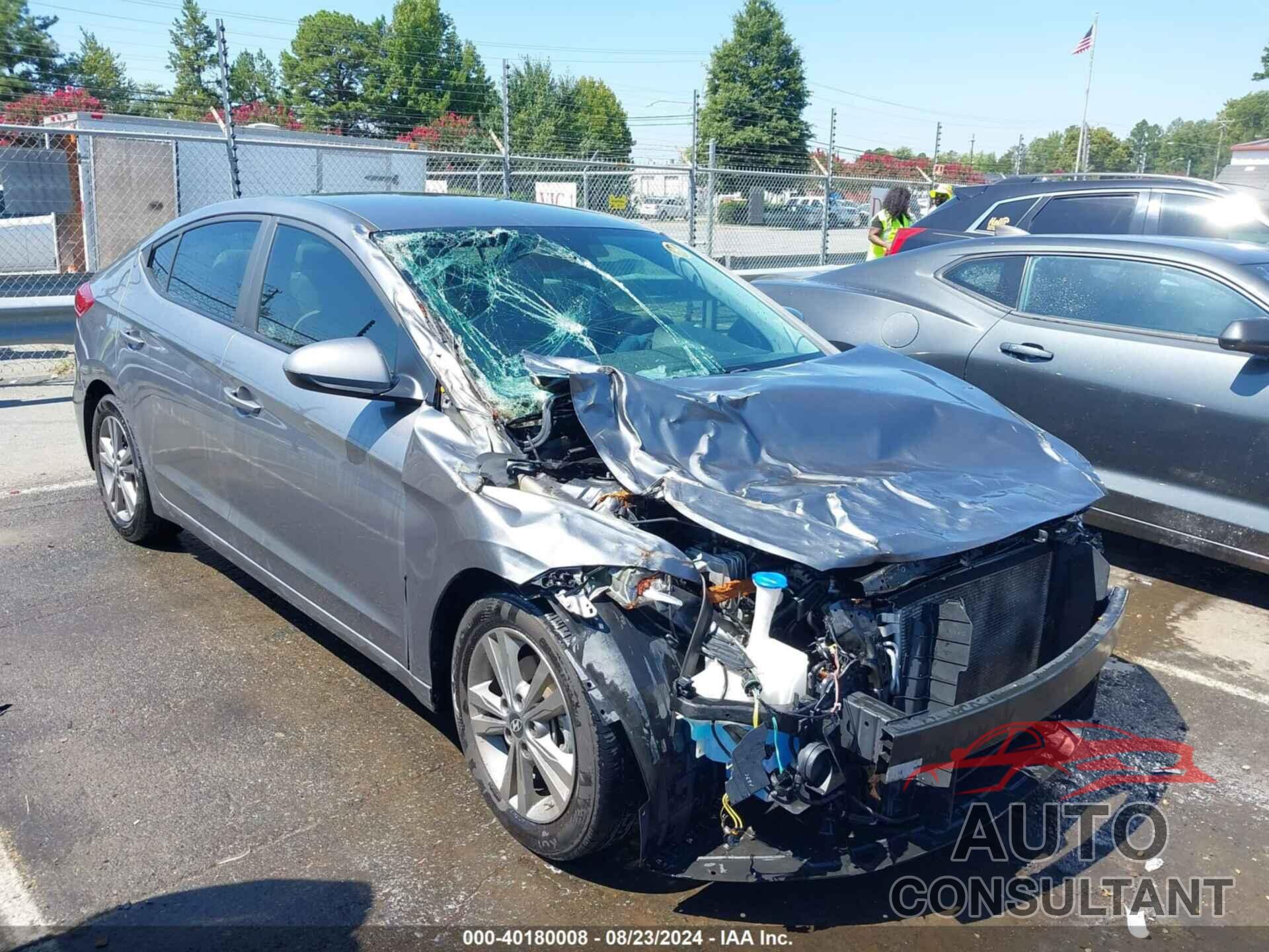 HYUNDAI ELANTRA 2018 - 5NPD84LF4JH322310