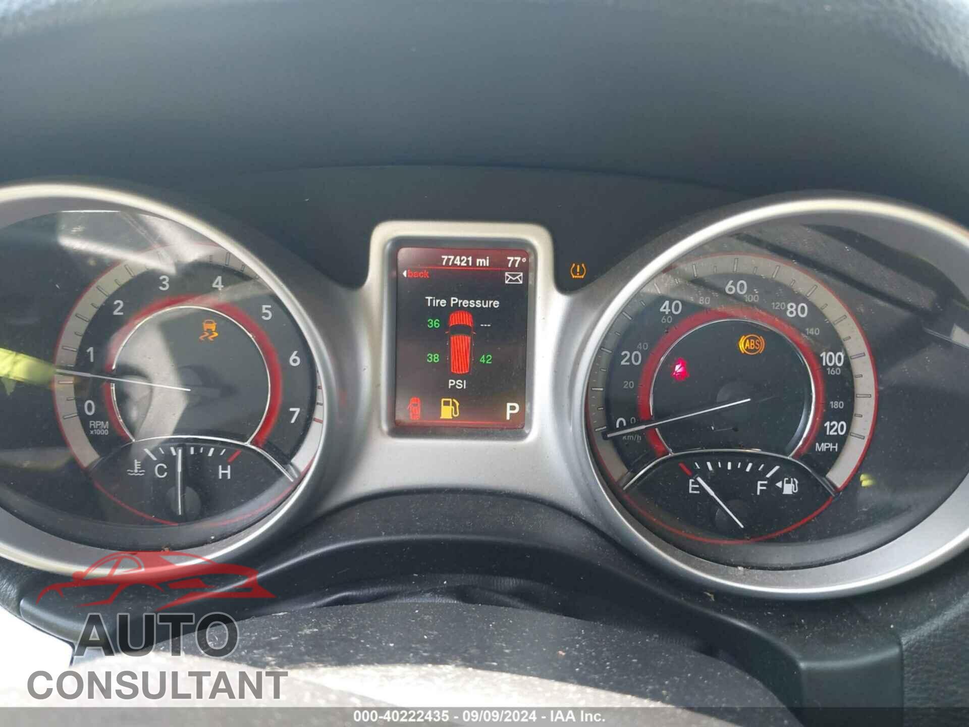 DODGE JOURNEY 2014 - 3C4PDCAB8ET317104