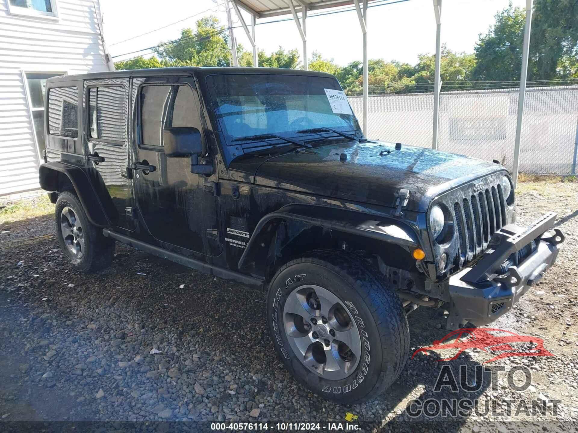 JEEP WRANGLER UNLIMITED 2016 - 1C4HJWDG3GL234622