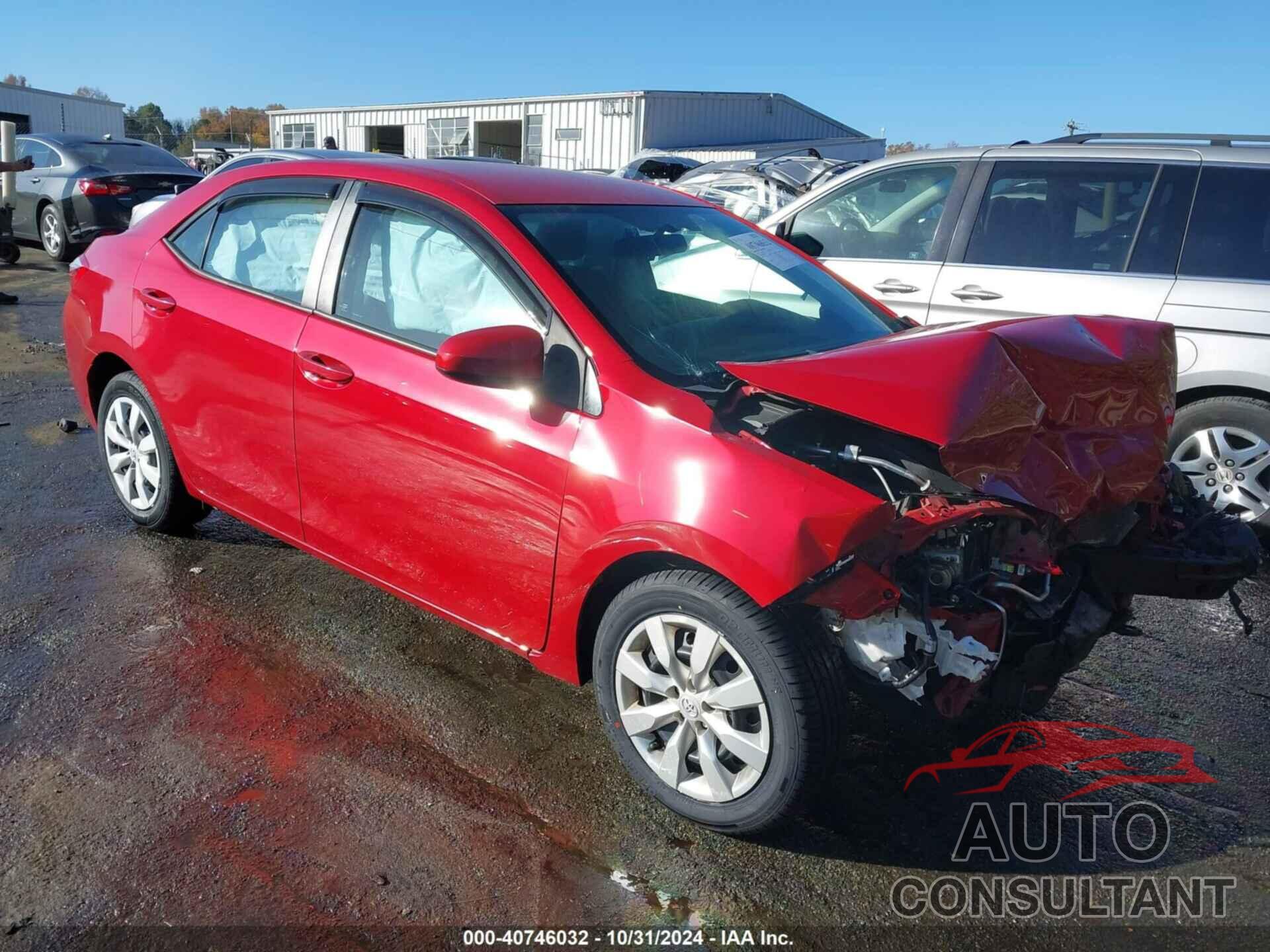 TOYOTA COROLLA 2016 - 2T1BURHE4GC712173