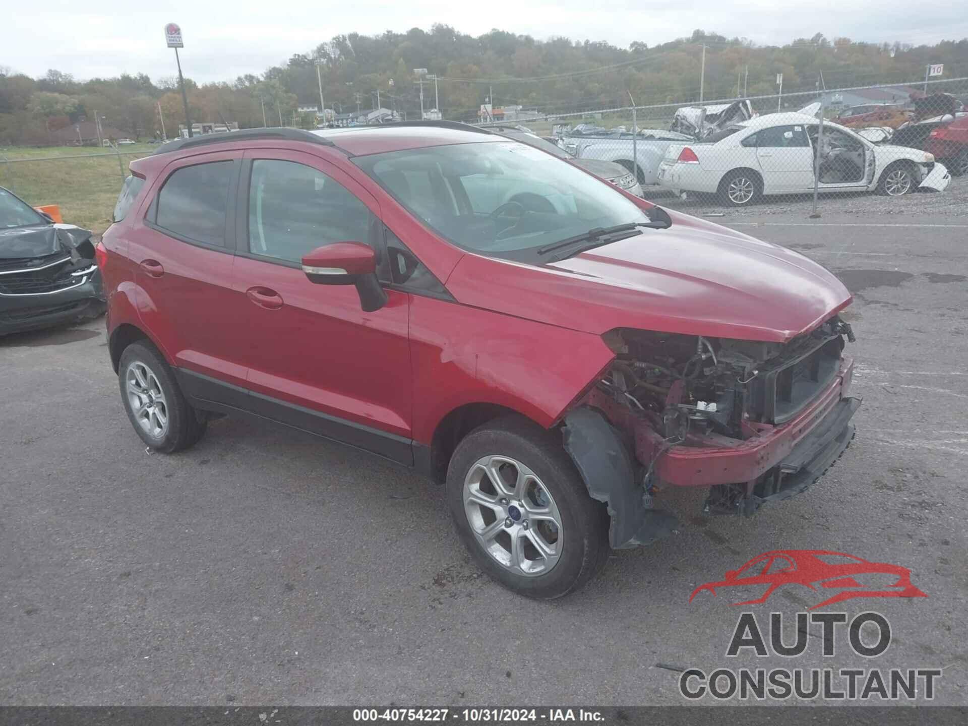 FORD ECOSPORT 2018 - MAJ6P1UL1JC199825