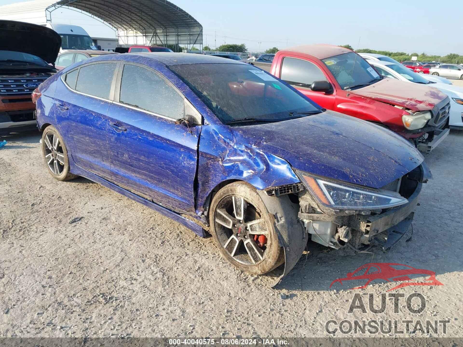 HYUNDAI ELANTRA 2020 - KMHD04LB3LU037977