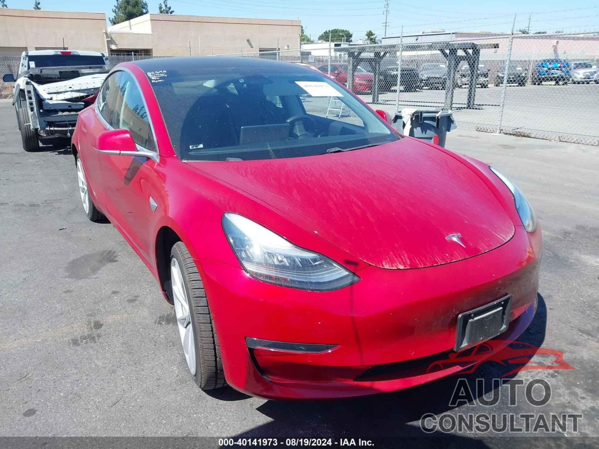 TESLA MODEL 3 2019 - 5YJ3E1EB5KF453694