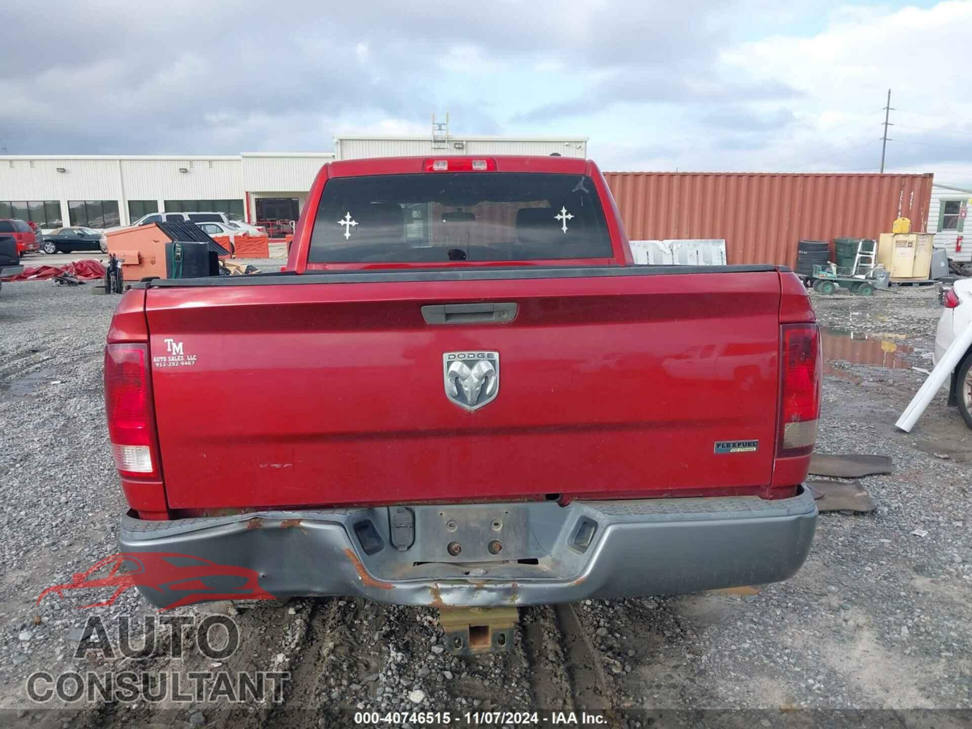 DODGE RAM 1500 2009 - 1D3HB18P29S807097
