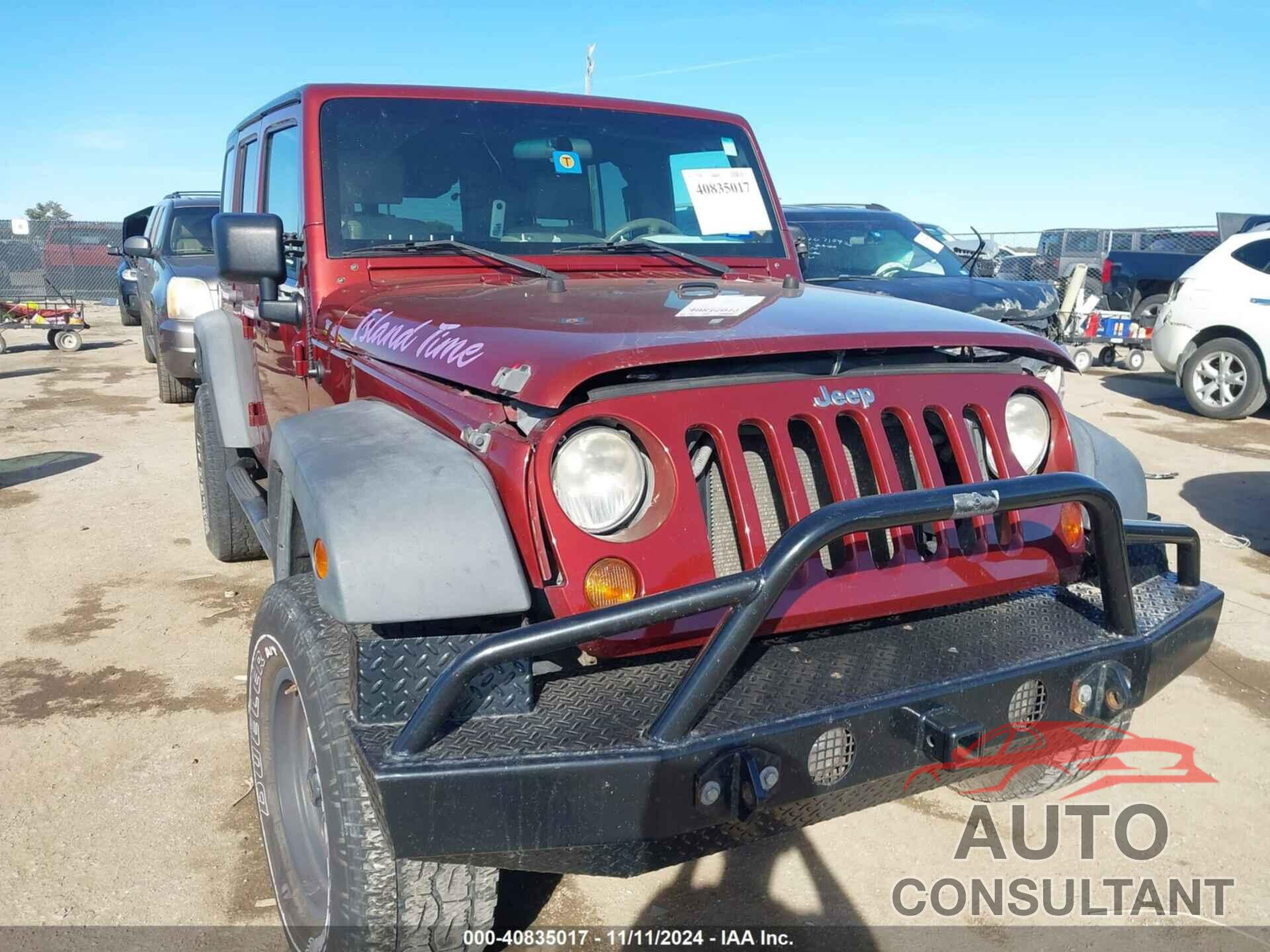 JEEP WRANGLER UNLIMITED 2010 - 1J4BA6H16AL105920