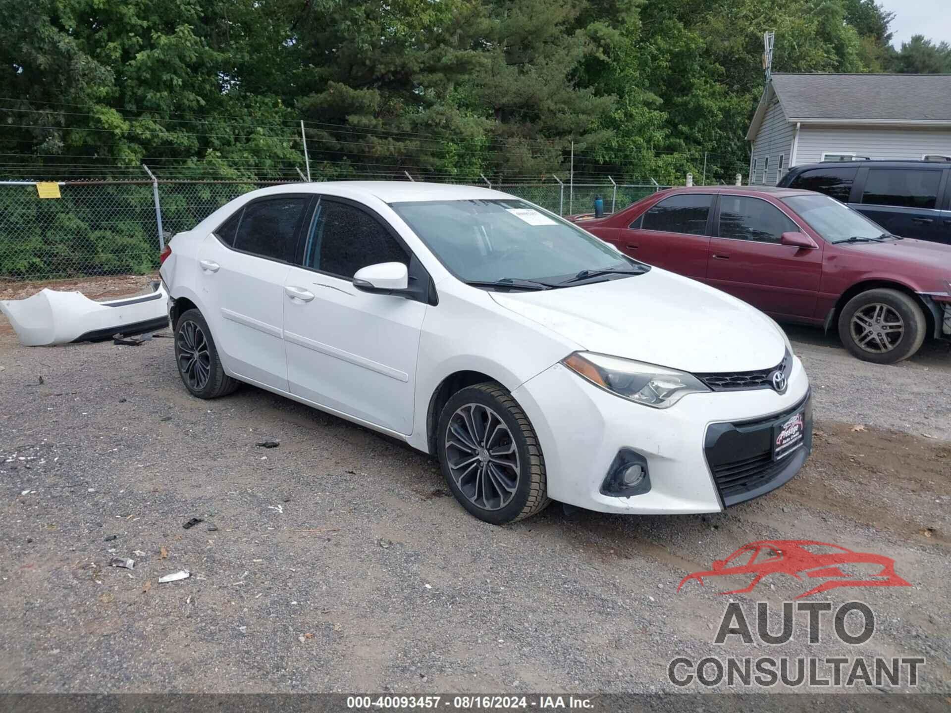 TOYOTA COROLLA 2016 - 2T1BURHE6GC487724