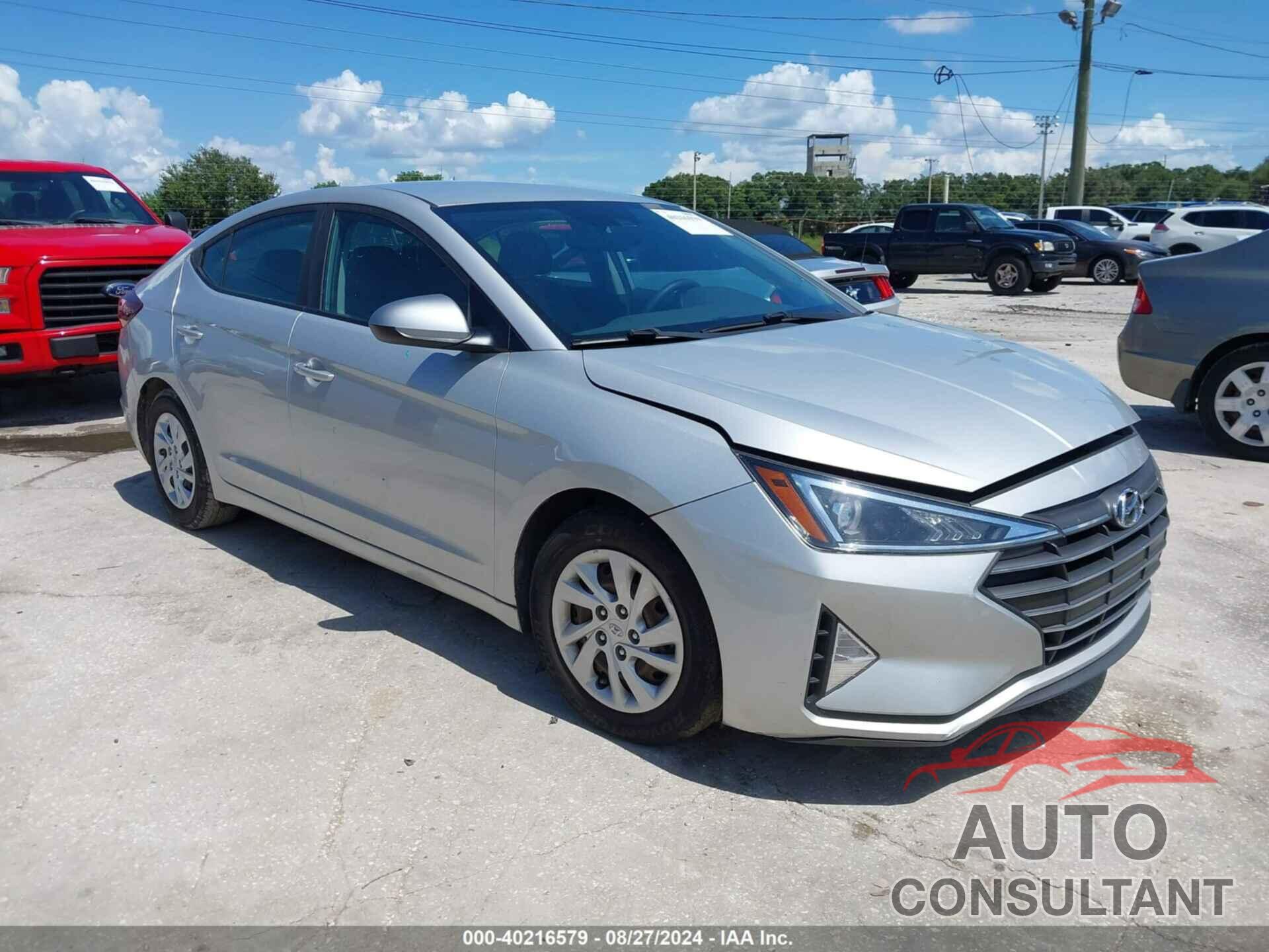 HYUNDAI ELANTRA 2019 - 5NPD74LF6KH472598