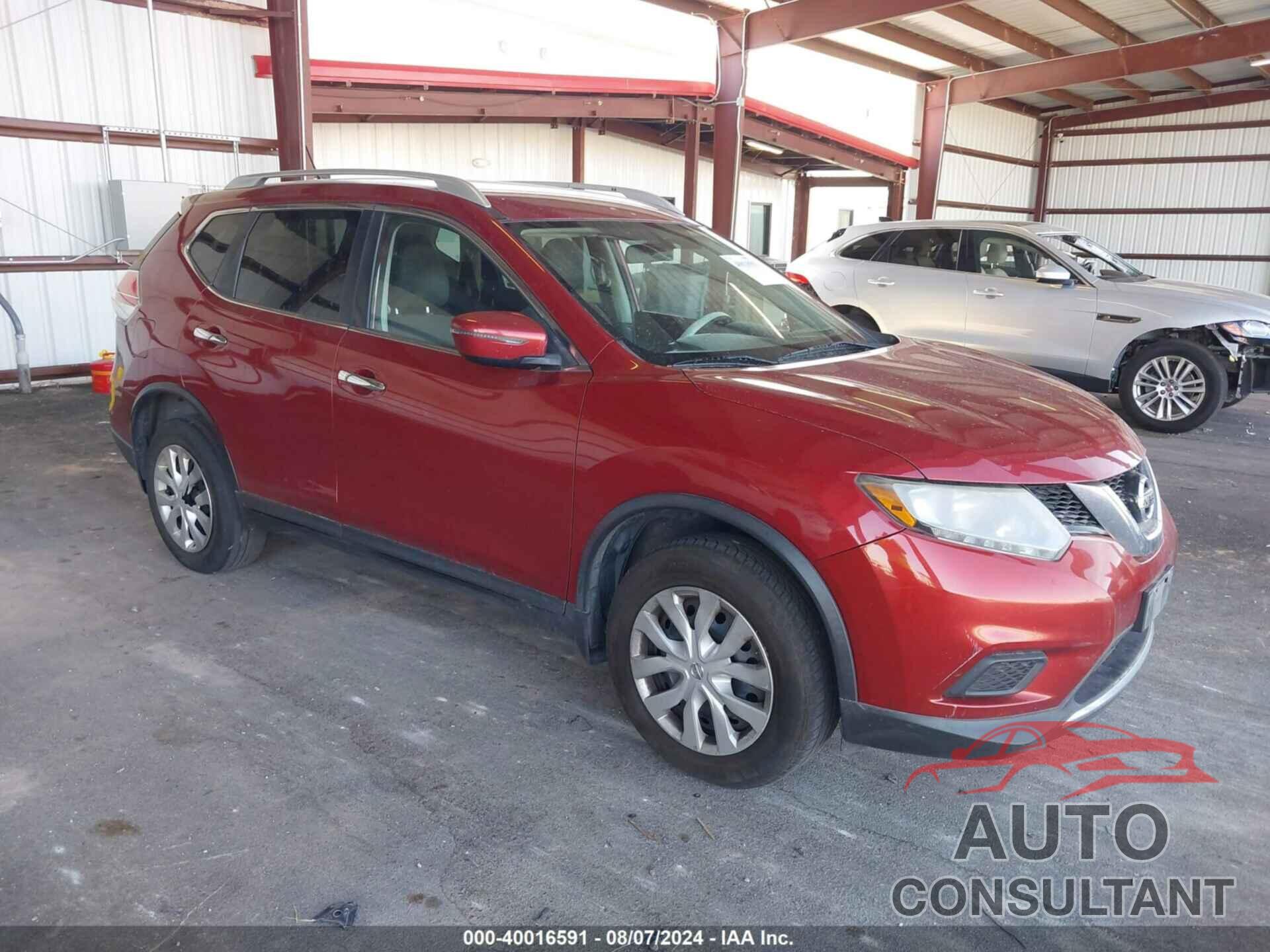 NISSAN ROGUE 2016 - KNMAT2MV6GP616560