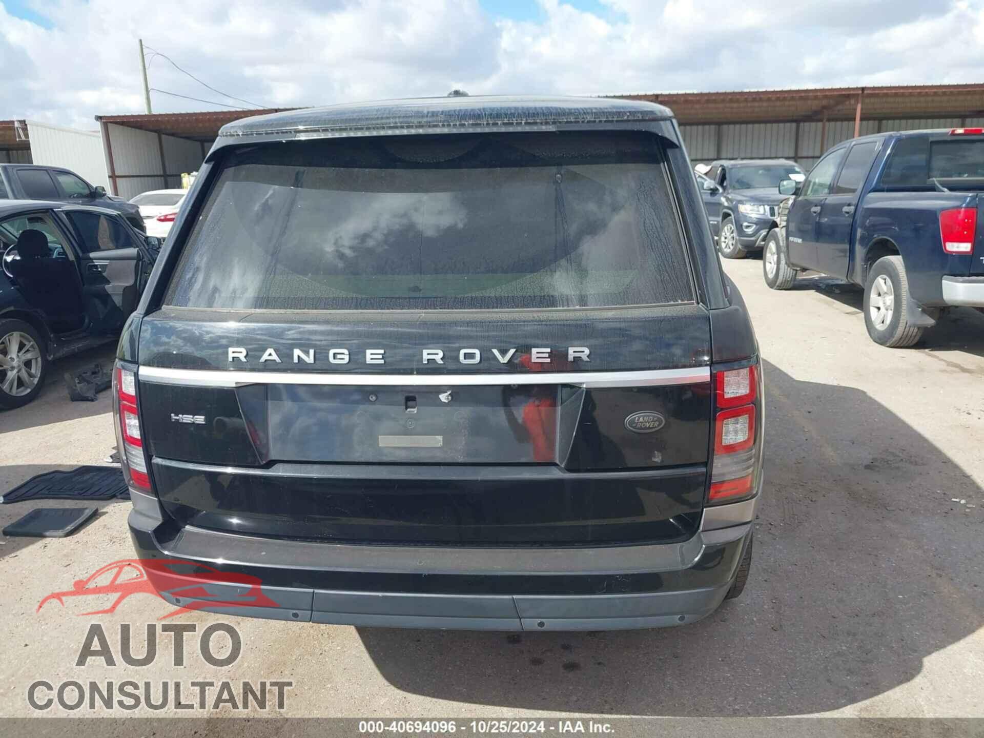 LAND ROVER RANGE ROVER 2014 - SALGS2VFXEA133909