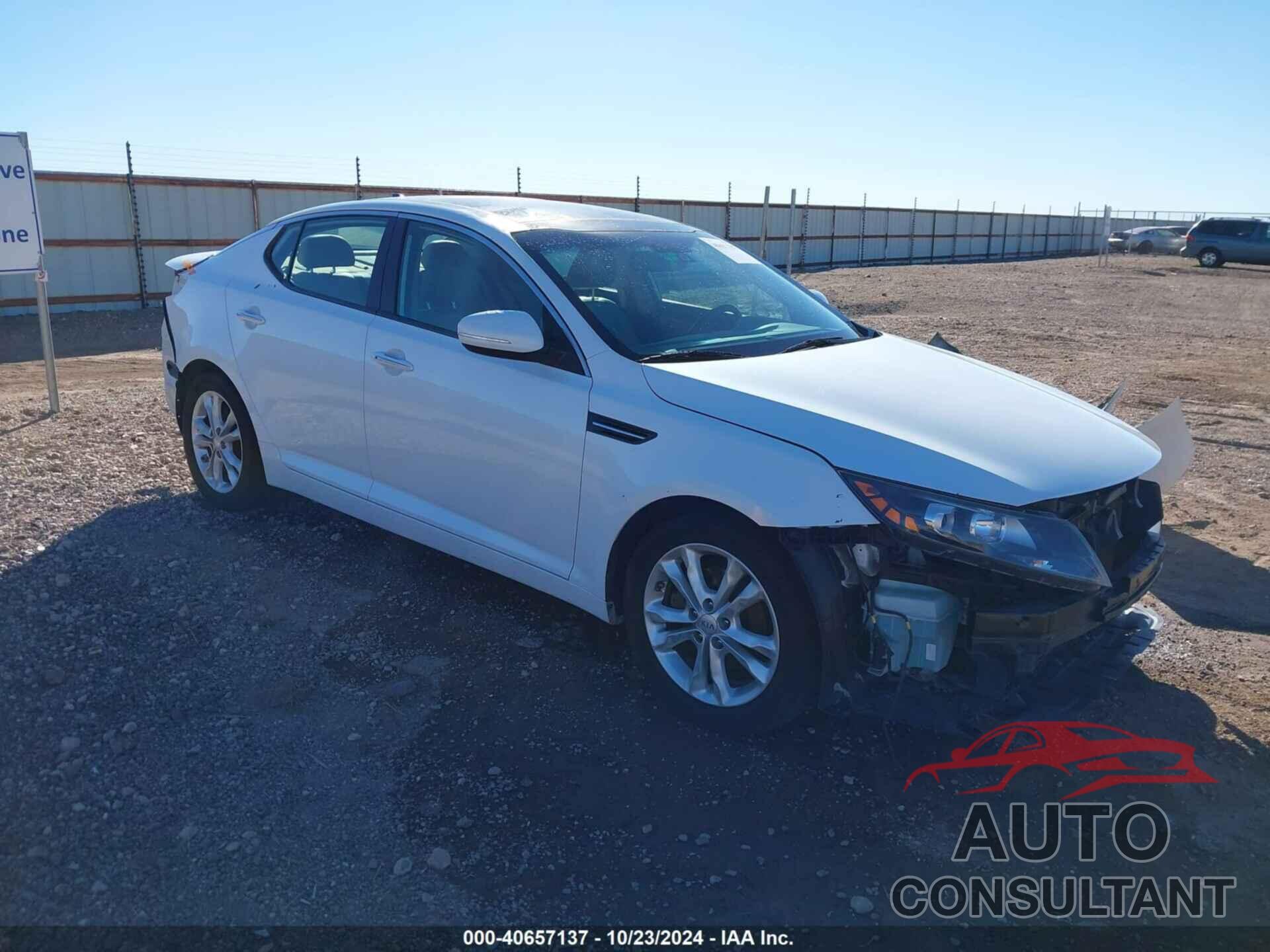 KIA OPTIMA 2013 - 5XXGN4A78DG254255