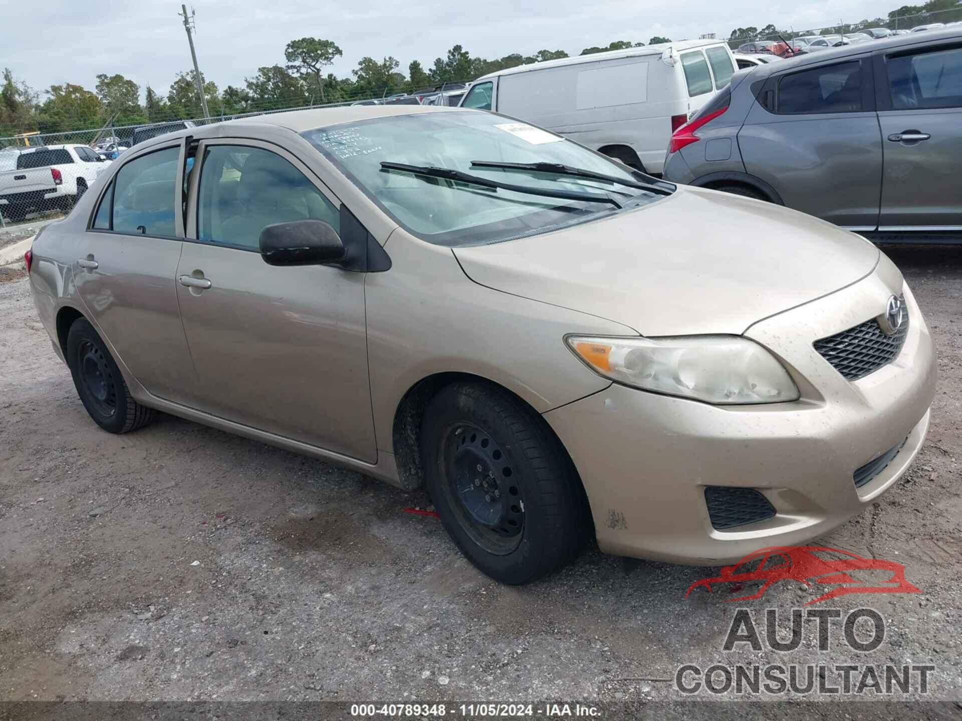 TOYOTA COROLLA 2010 - 1NXBU4EE9AZ250562