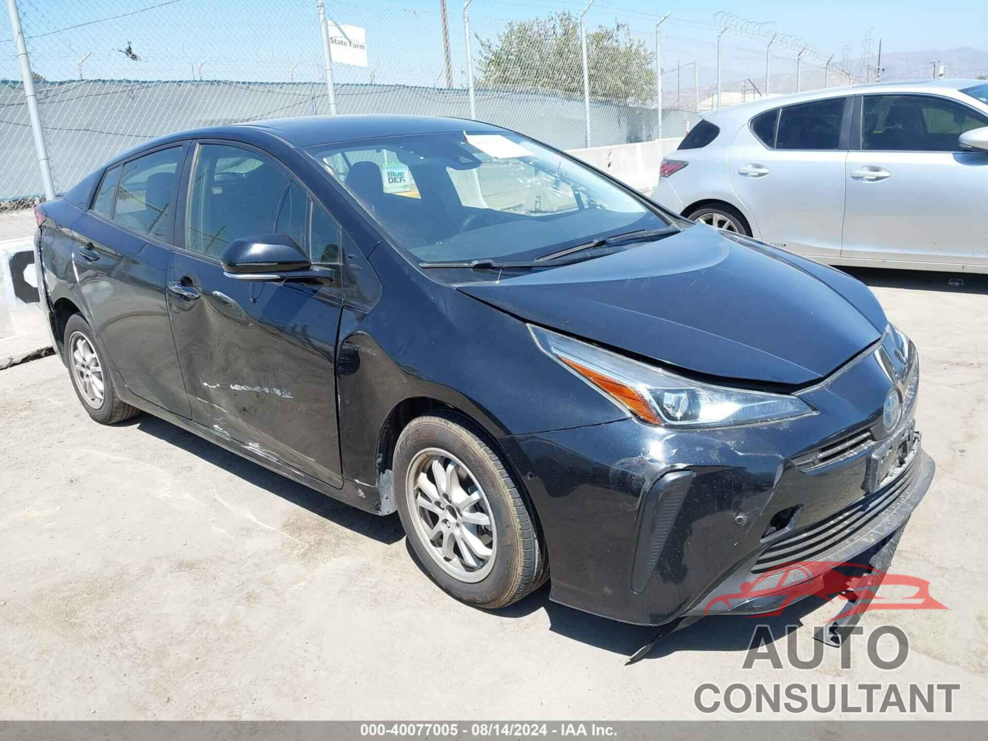 TOYOTA PRIUS 2020 - JTDKARFU1L3117772