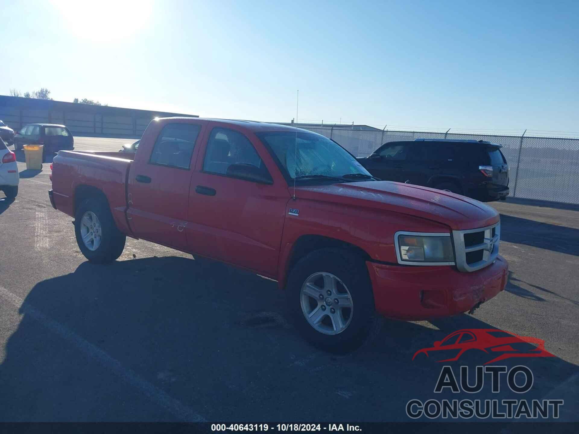 DODGE DAKOTA 2010 - 1D7CW3GP4AS166291