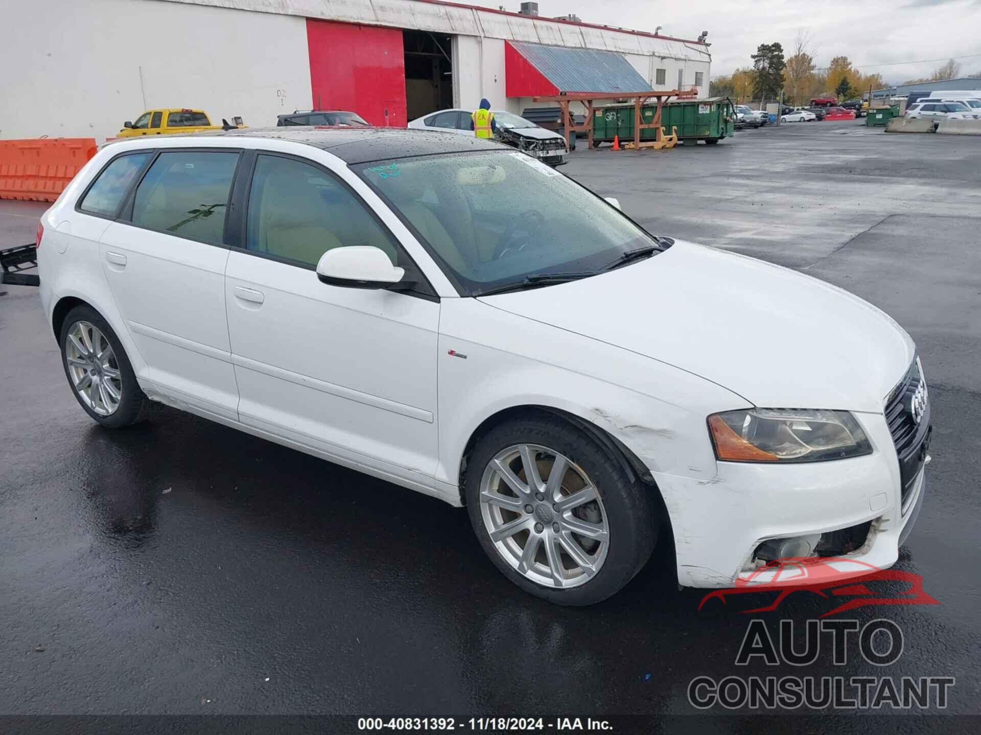 AUDI A3 2012 - WAUPEAFM9CA043652