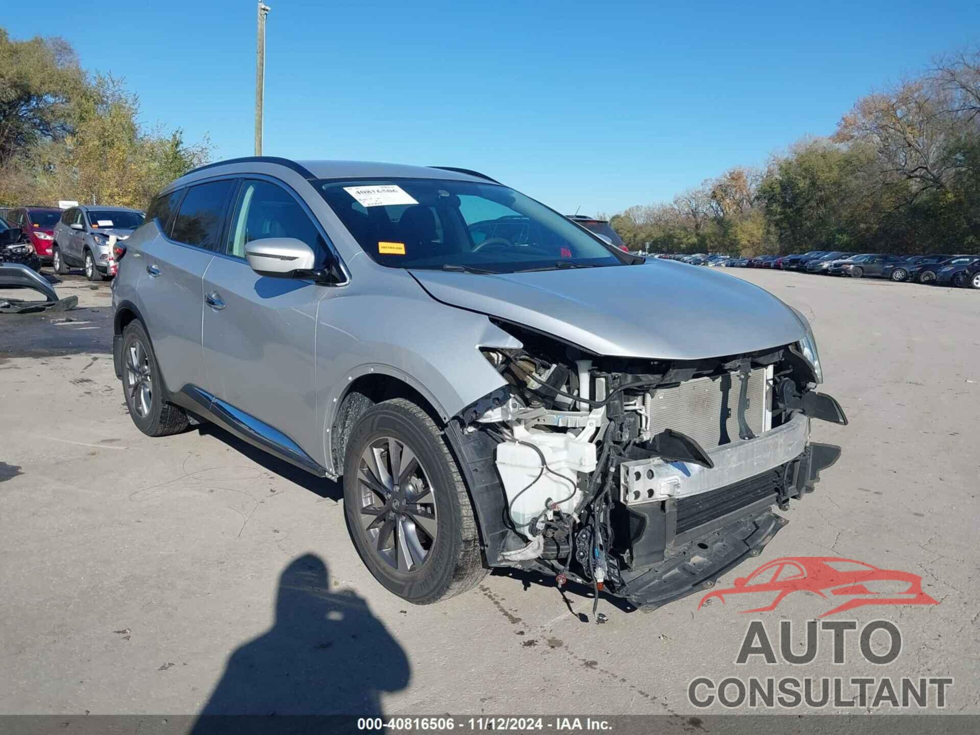 NISSAN MURANO 2016 - 5N1AZ2MGXGN157279