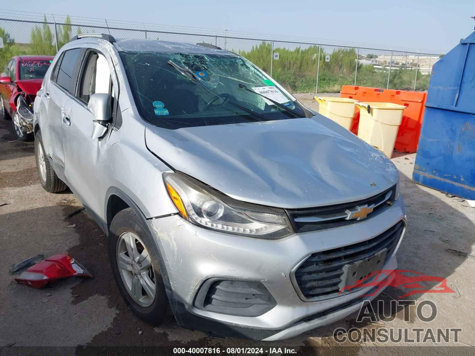 CHEVROLET TRAX 2017 - KL7CJLSB1HB098768