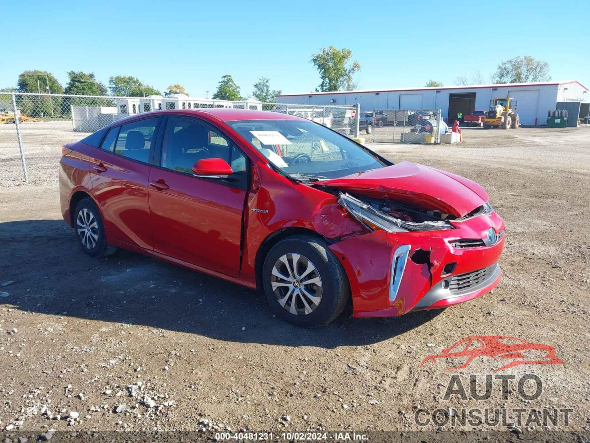 TOYOTA PRIUS 2022 - JTDL9MFU5N3035417