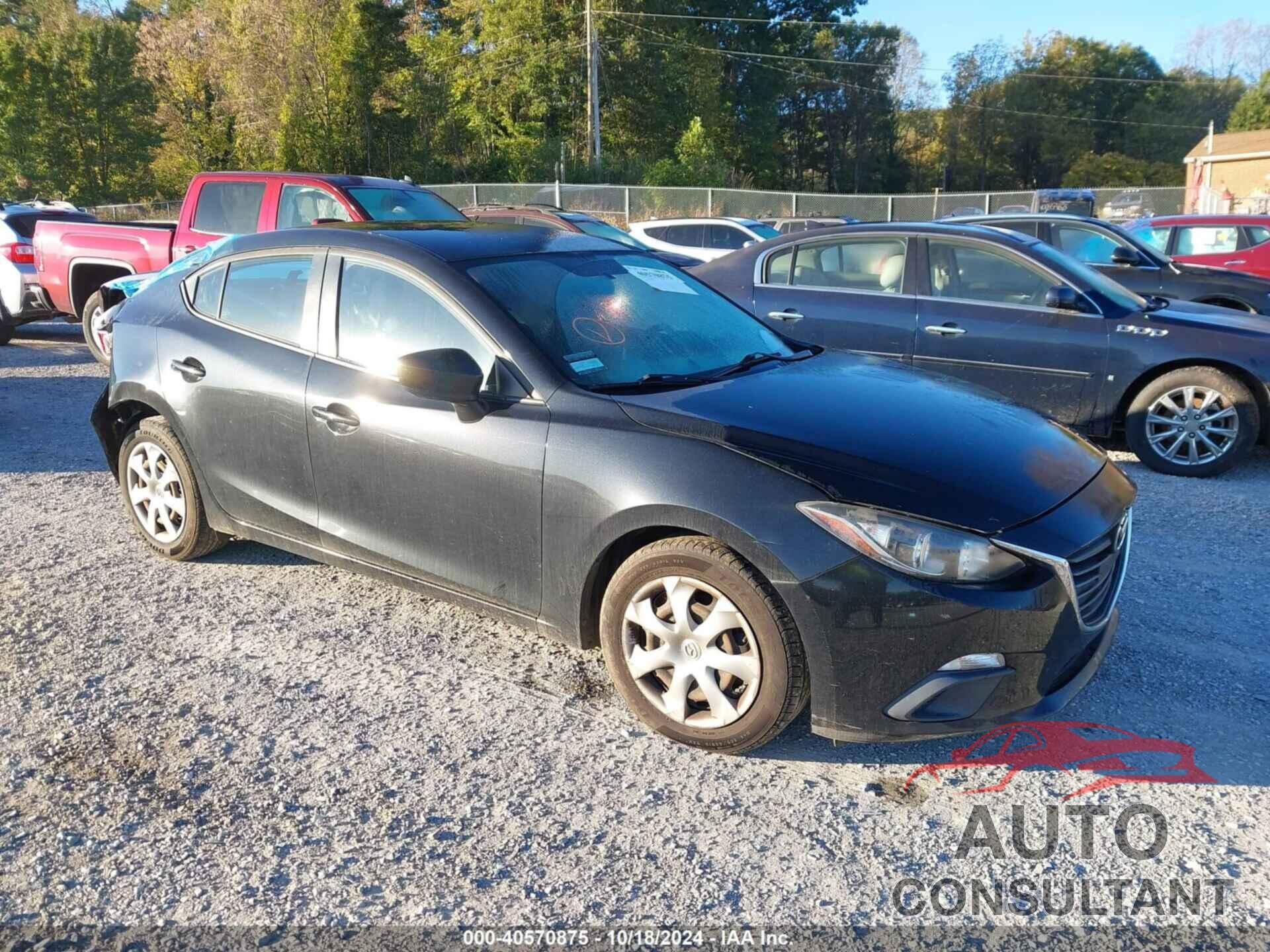 MAZDA MAZDA3 2016 - JM1BM1T75G1292373