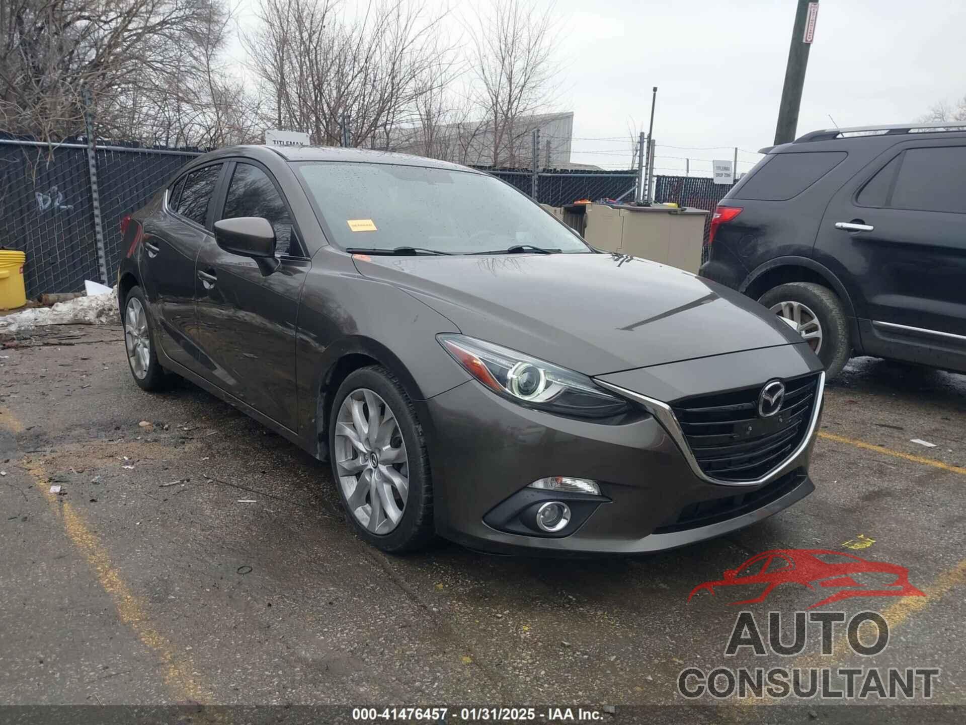 MAZDA MAZDA3 2014 - JM1BM1V31E1111499