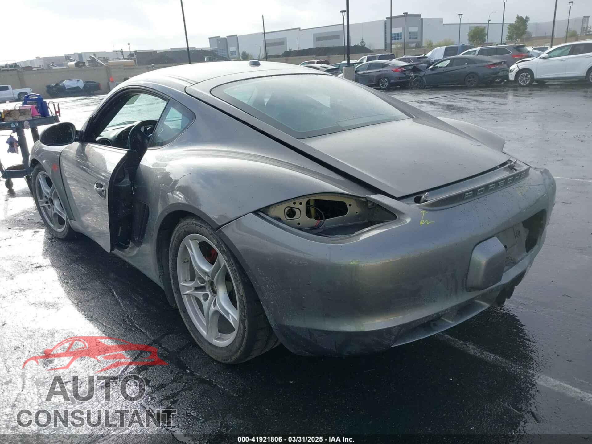 PORSCHE CAYMAN 2012 - WP0AA2A88CS760106