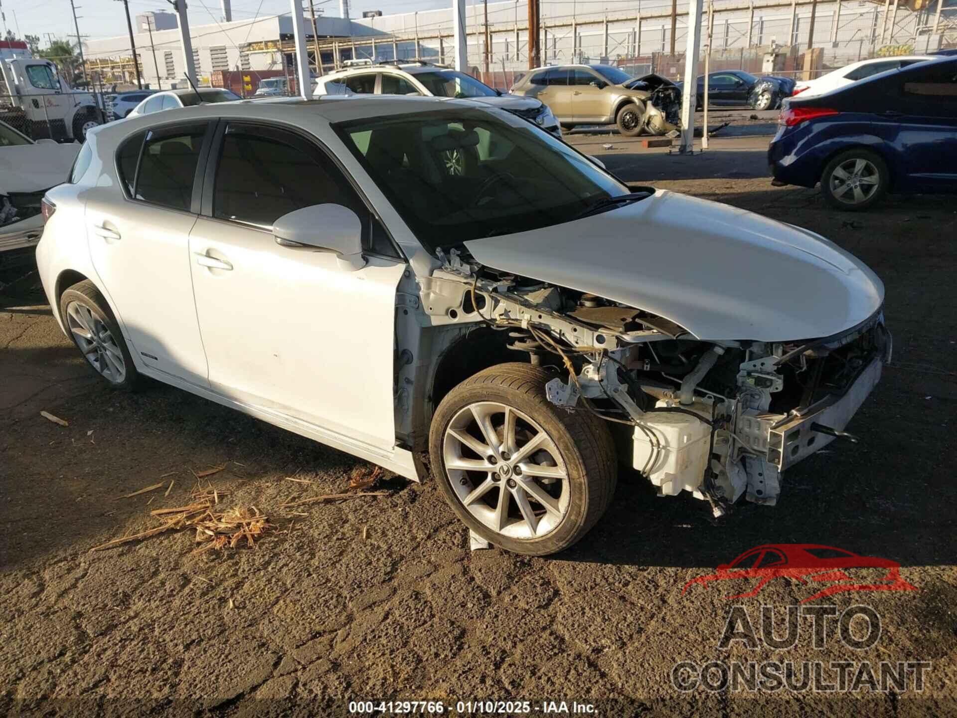LEXUS CT 200H 2012 - JTHKD5BH3C2110447