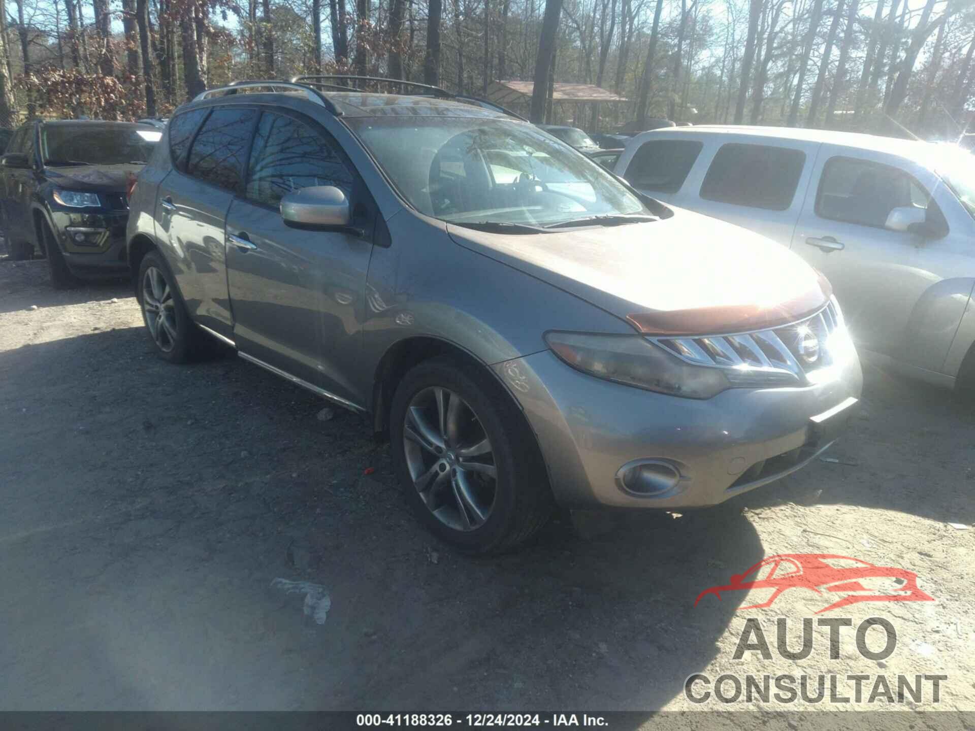 NISSAN MURANO 2010 - JN8AZ1MW7AW132304