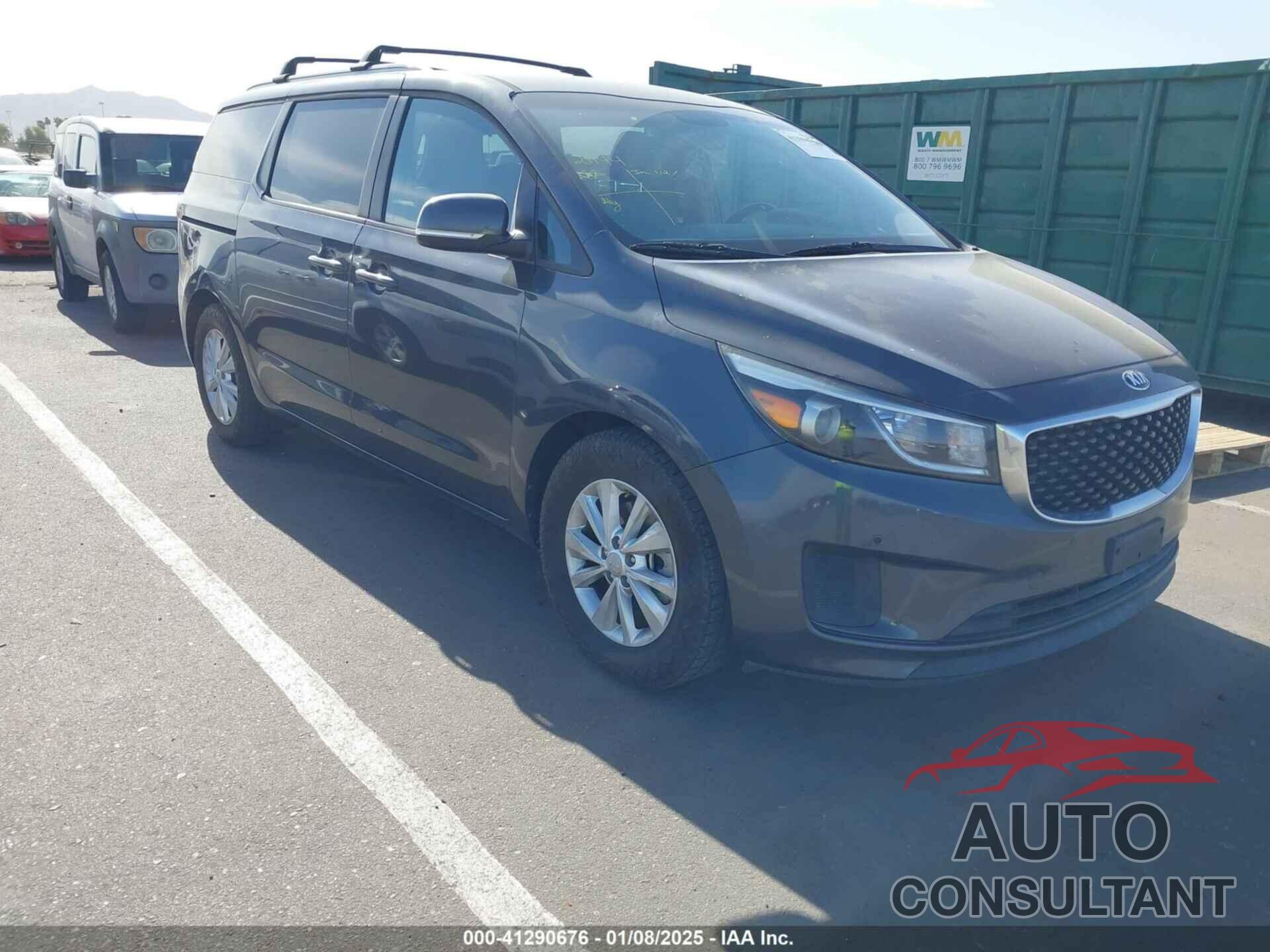 KIA SEDONA 2017 - KNDMB5C18H6328434