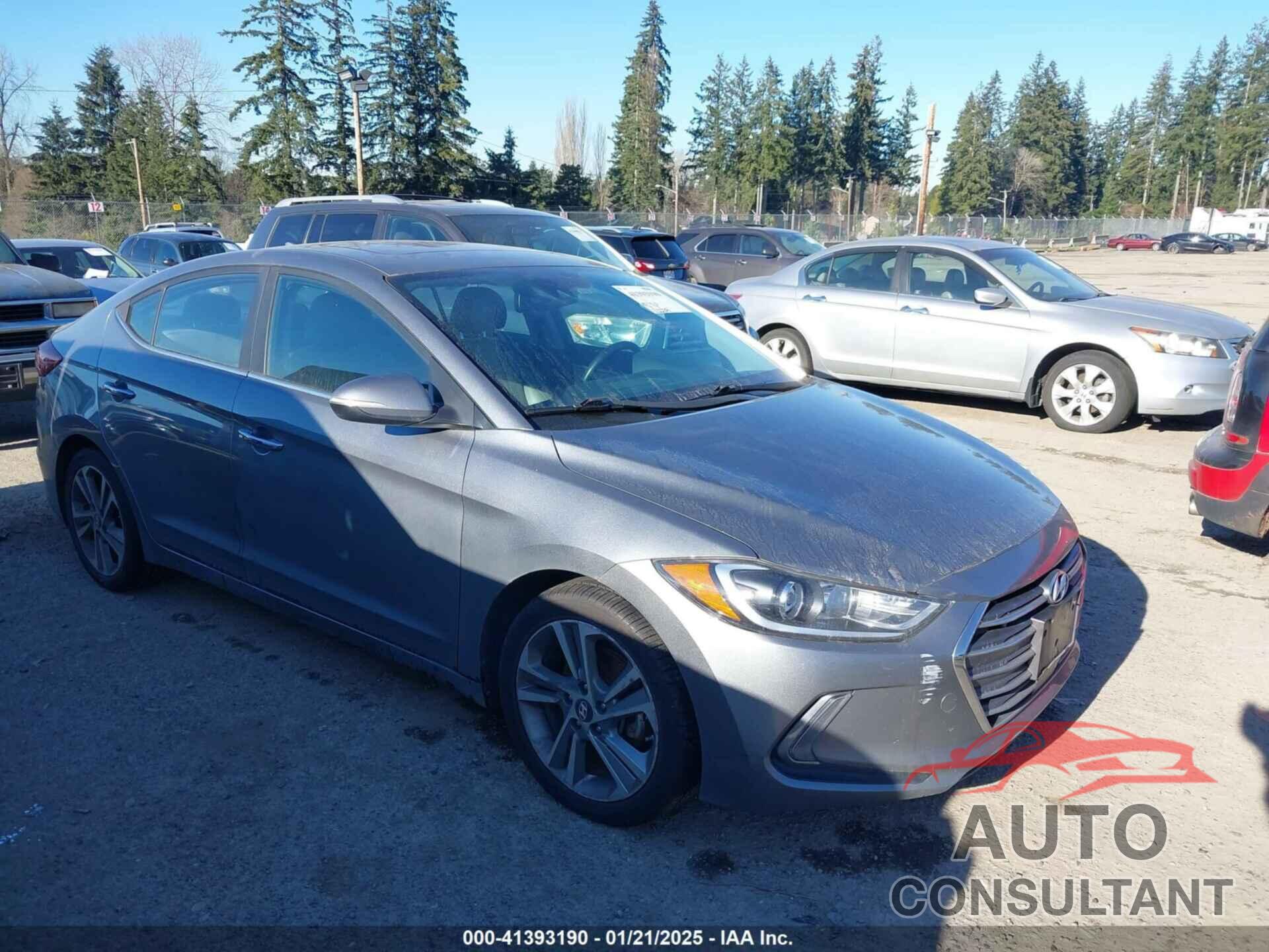 HYUNDAI ELANTRA 2017 - KMHD84LF1HU127695