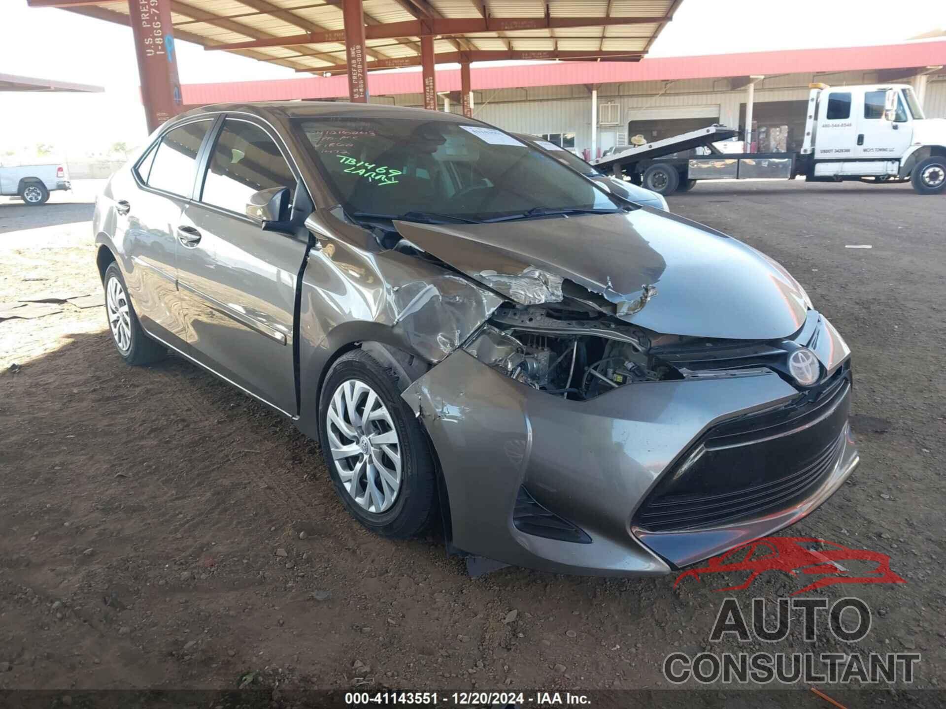 TOYOTA COROLLA 2019 - 2T1BURHE7KC231472