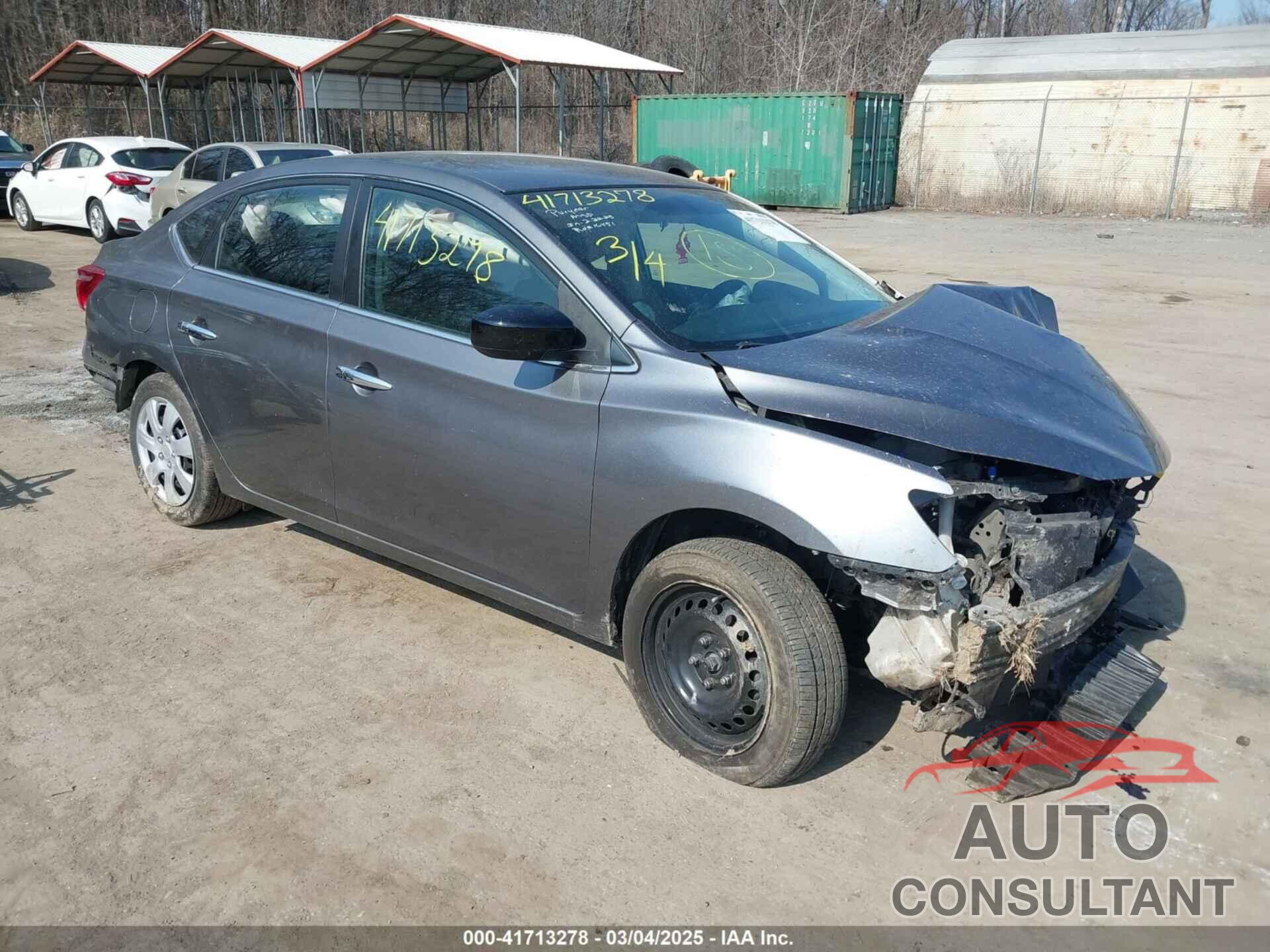 NISSAN SENTRA 2019 - 3N1AB7AP5KY258674
