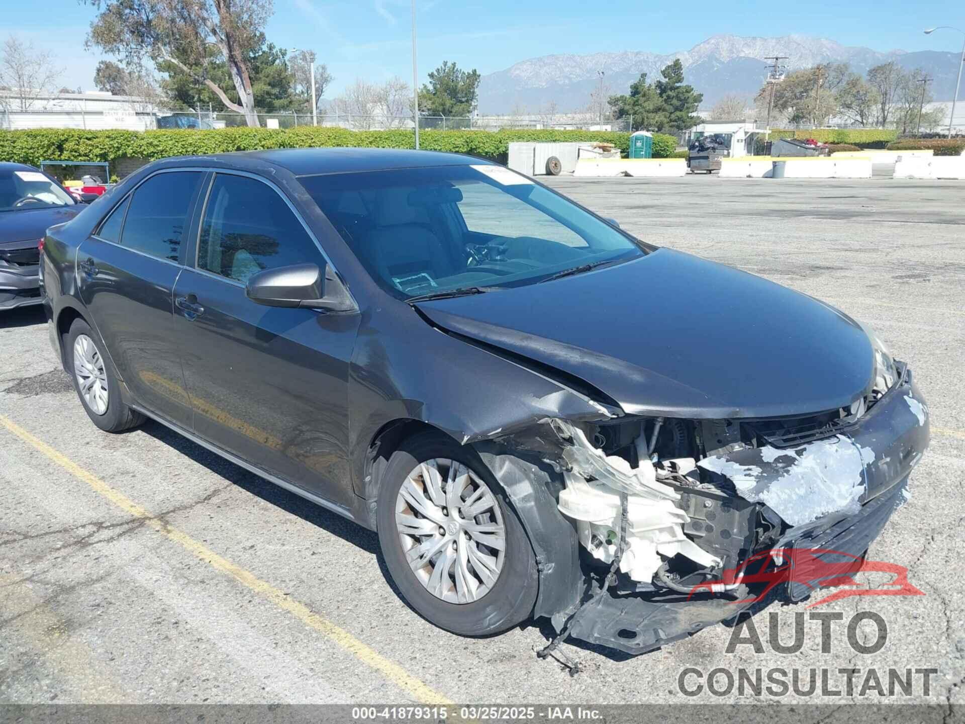 TOYOTA CAMRY 2012 - 4T4BF1FK2CR258184