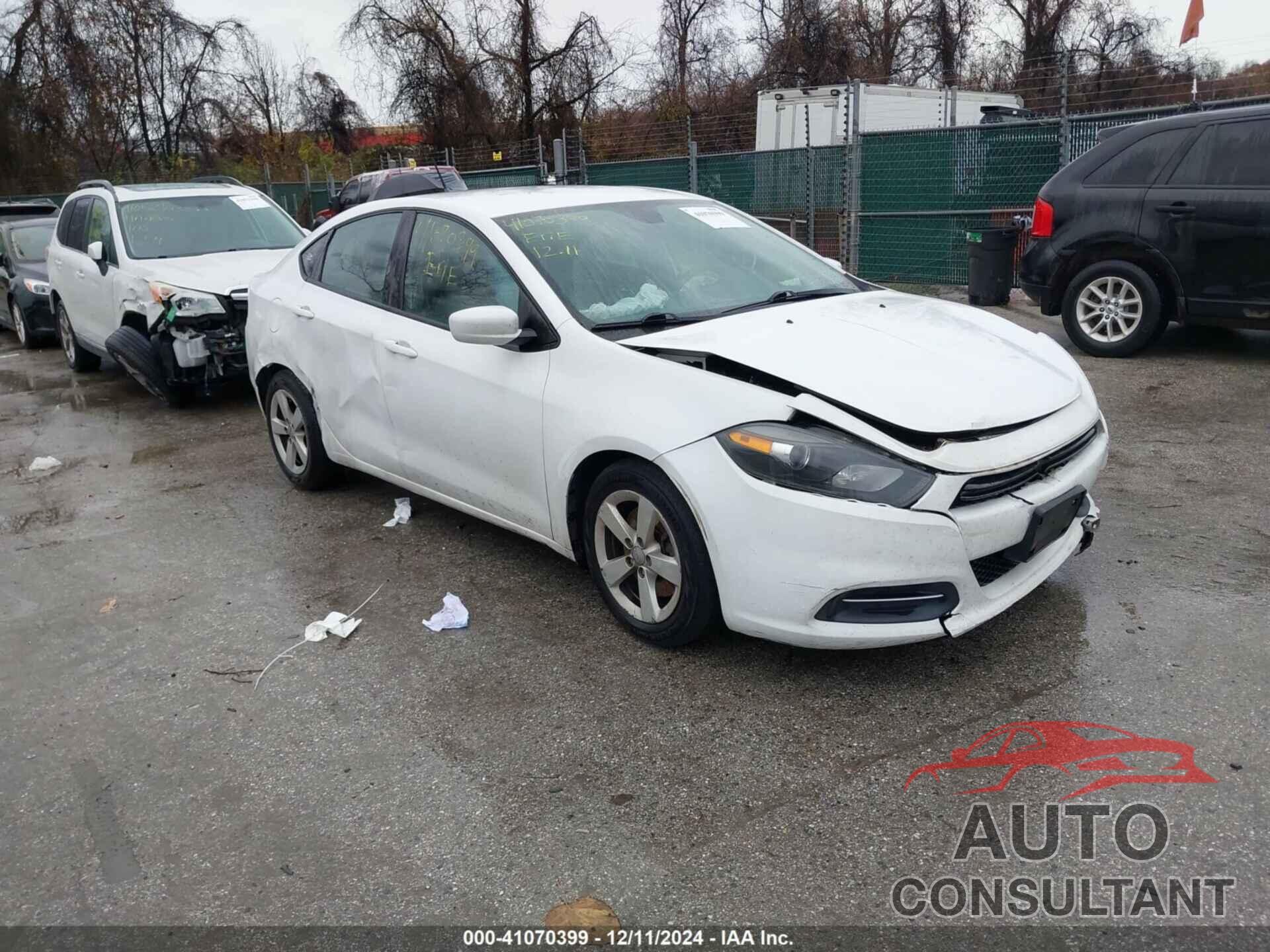 DODGE DART 2016 - 1C3CDFBA5GD591380