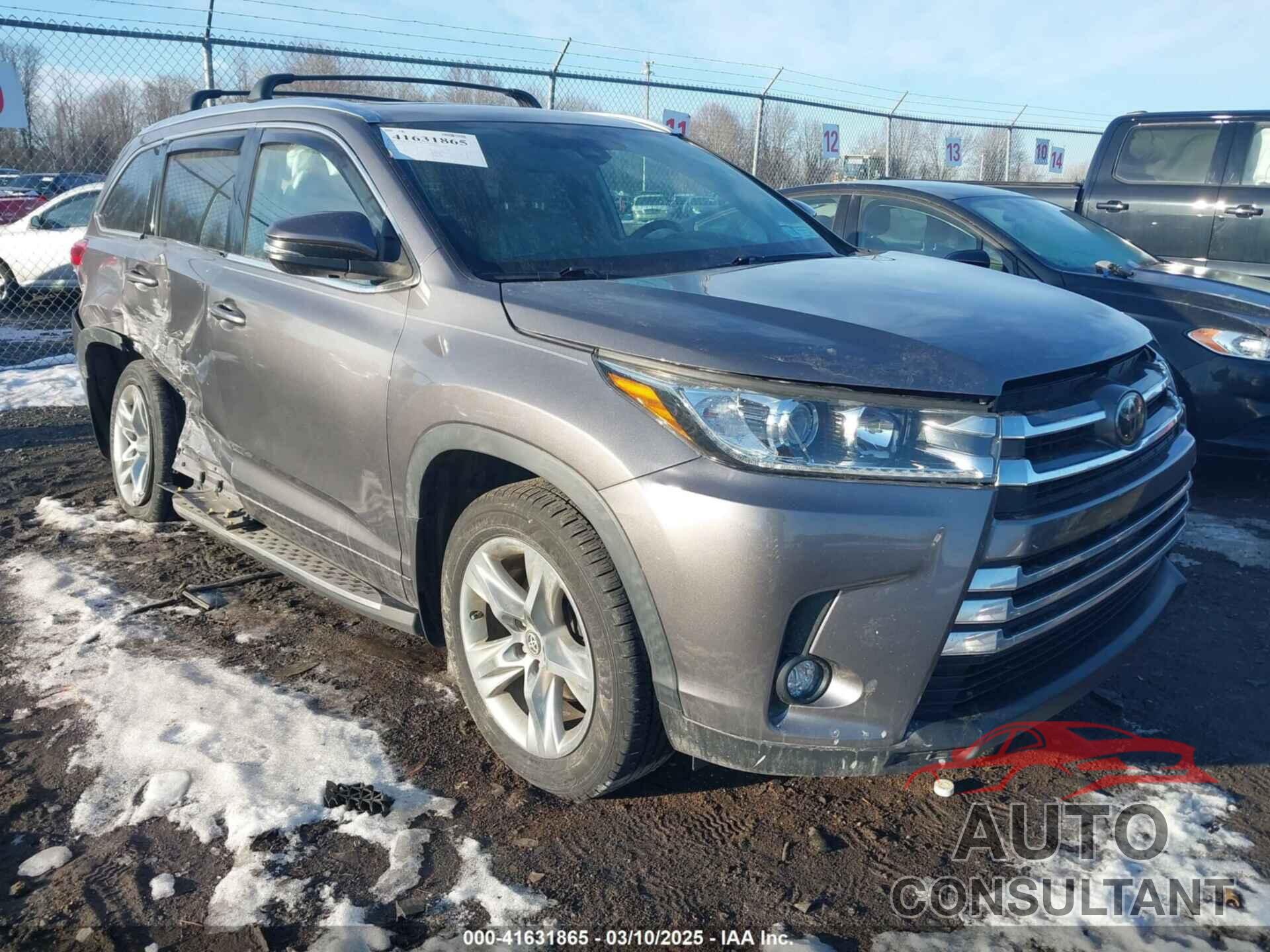 TOYOTA HIGHLANDER 2018 - 5TDYZRFH4JS282068