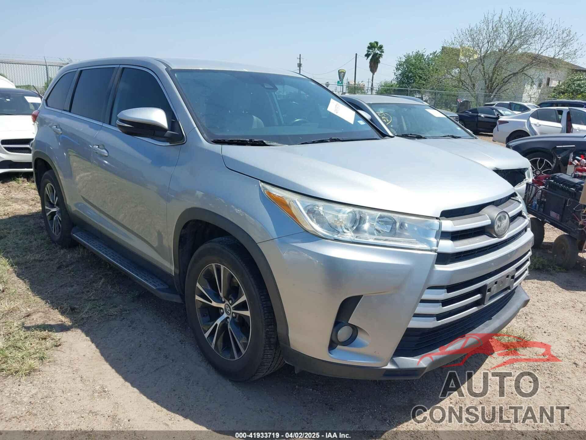 TOYOTA HIGHLANDER 2019 - 5TDZZRFH7KS311410