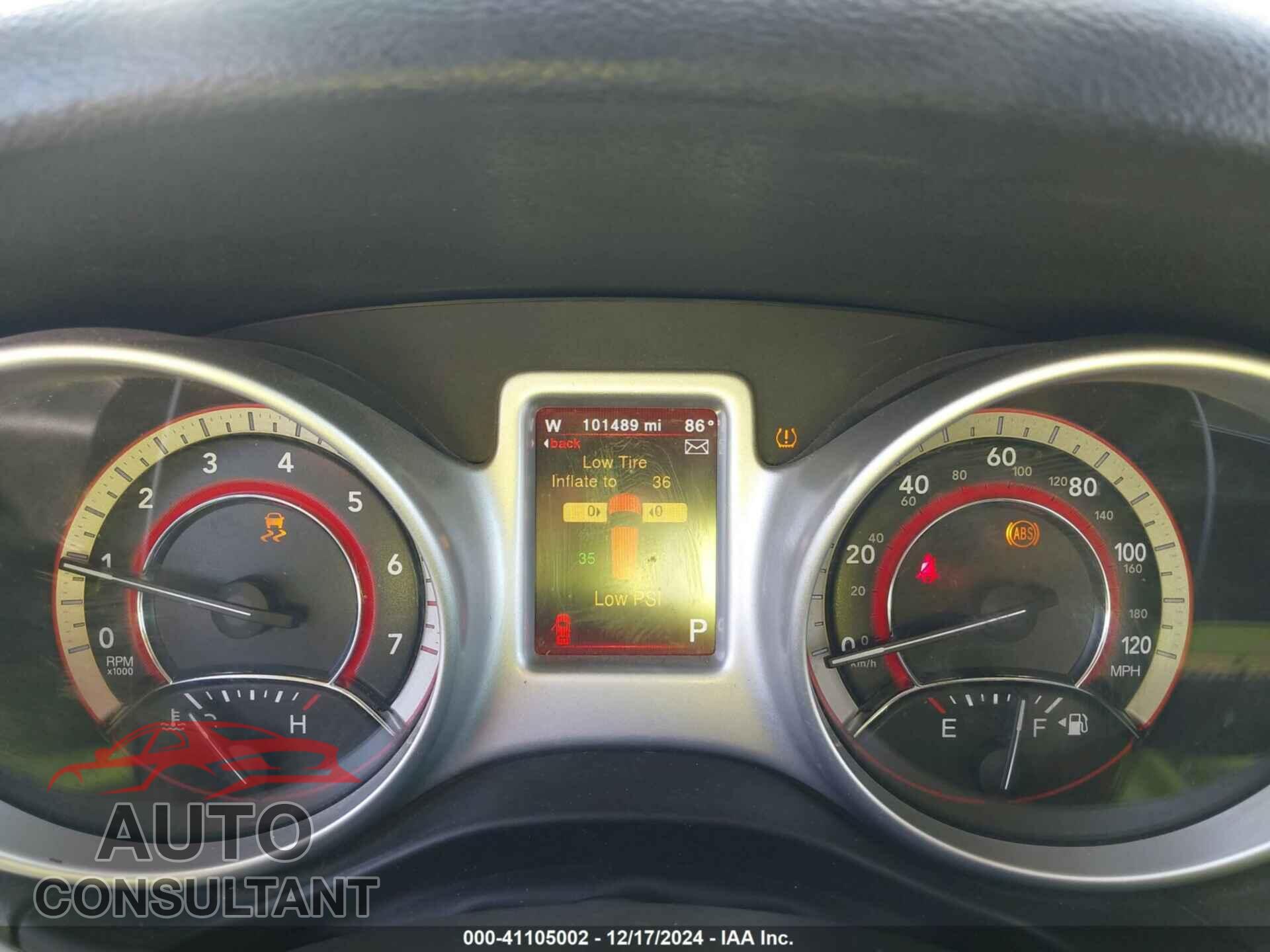 DODGE JOURNEY 2017 - 3C4PDCBB7HT612097