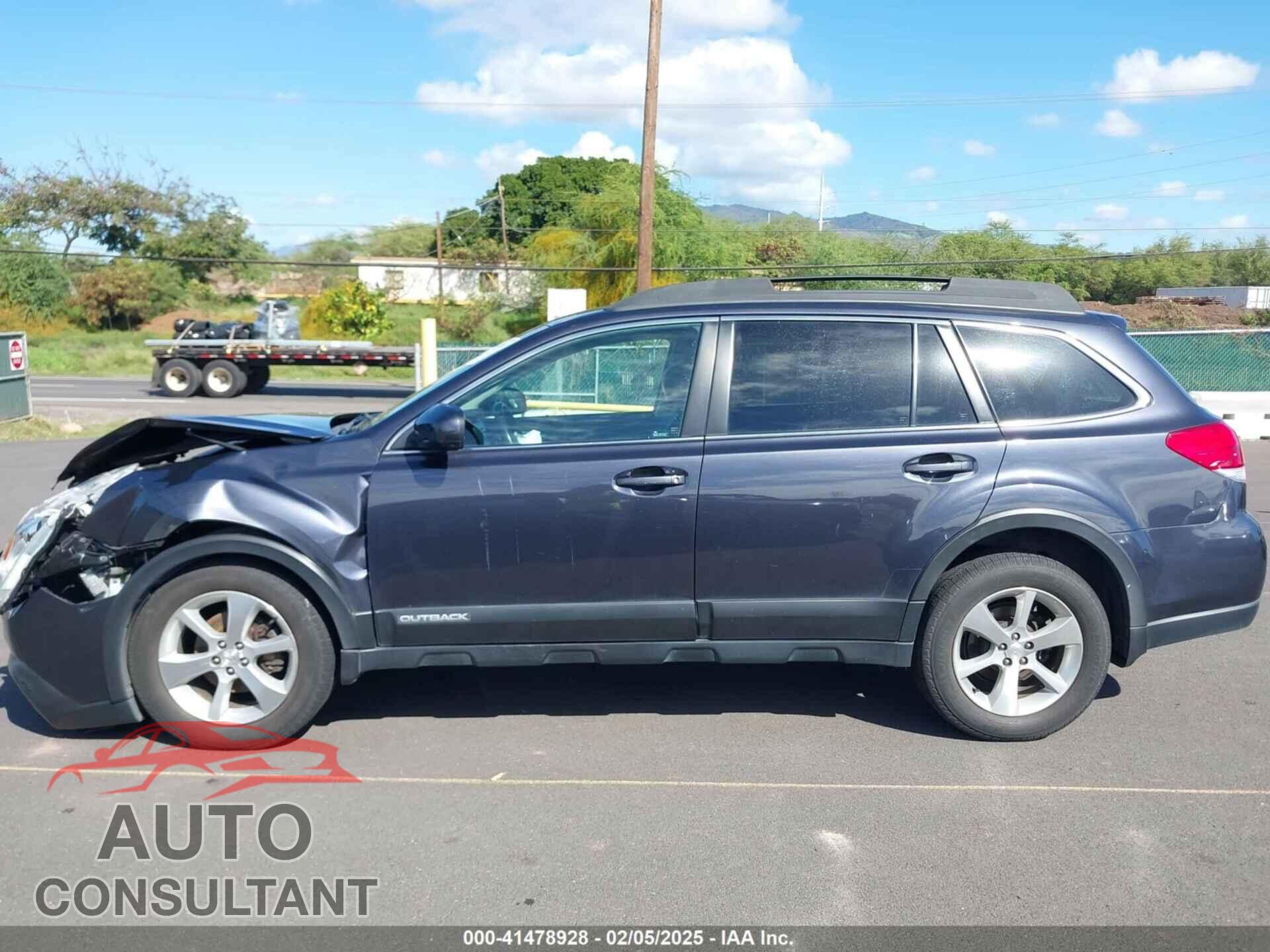 SUBARU OUTBACK 2013 - 4S4BRBKC8D3220455
